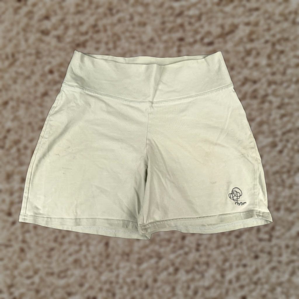 Patagonia Patagonia Shorts Womens Small Green Cotton Blend Jersey Fabric Rythm STAINS Size S / US 4 / IT 40 - 1 Thumbnail