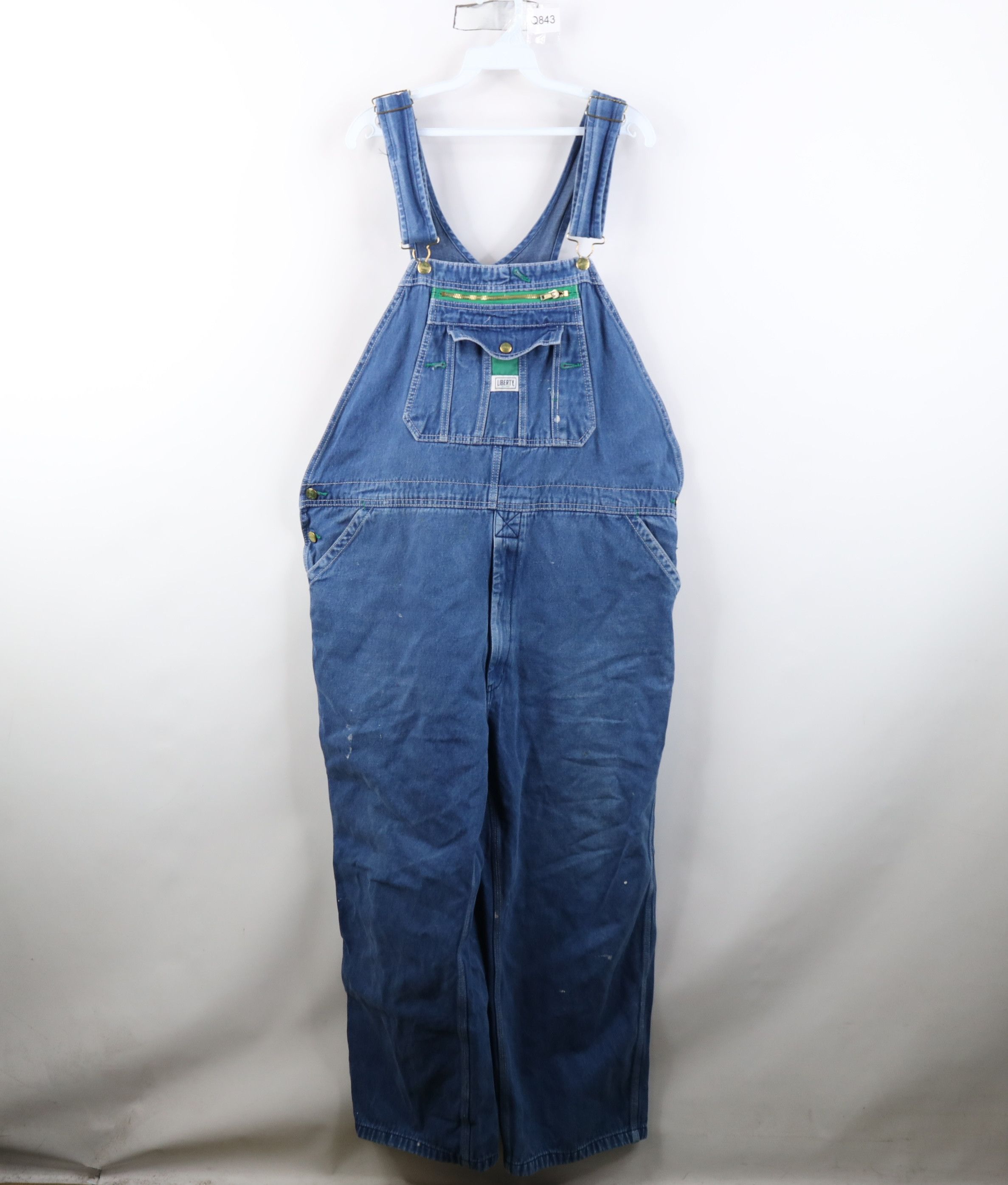 Vintage Vintage Y2K Streetwear Distressed Wide Leg Denim Overalls Size US 44 / EU 60 - 1 Thumbnail
