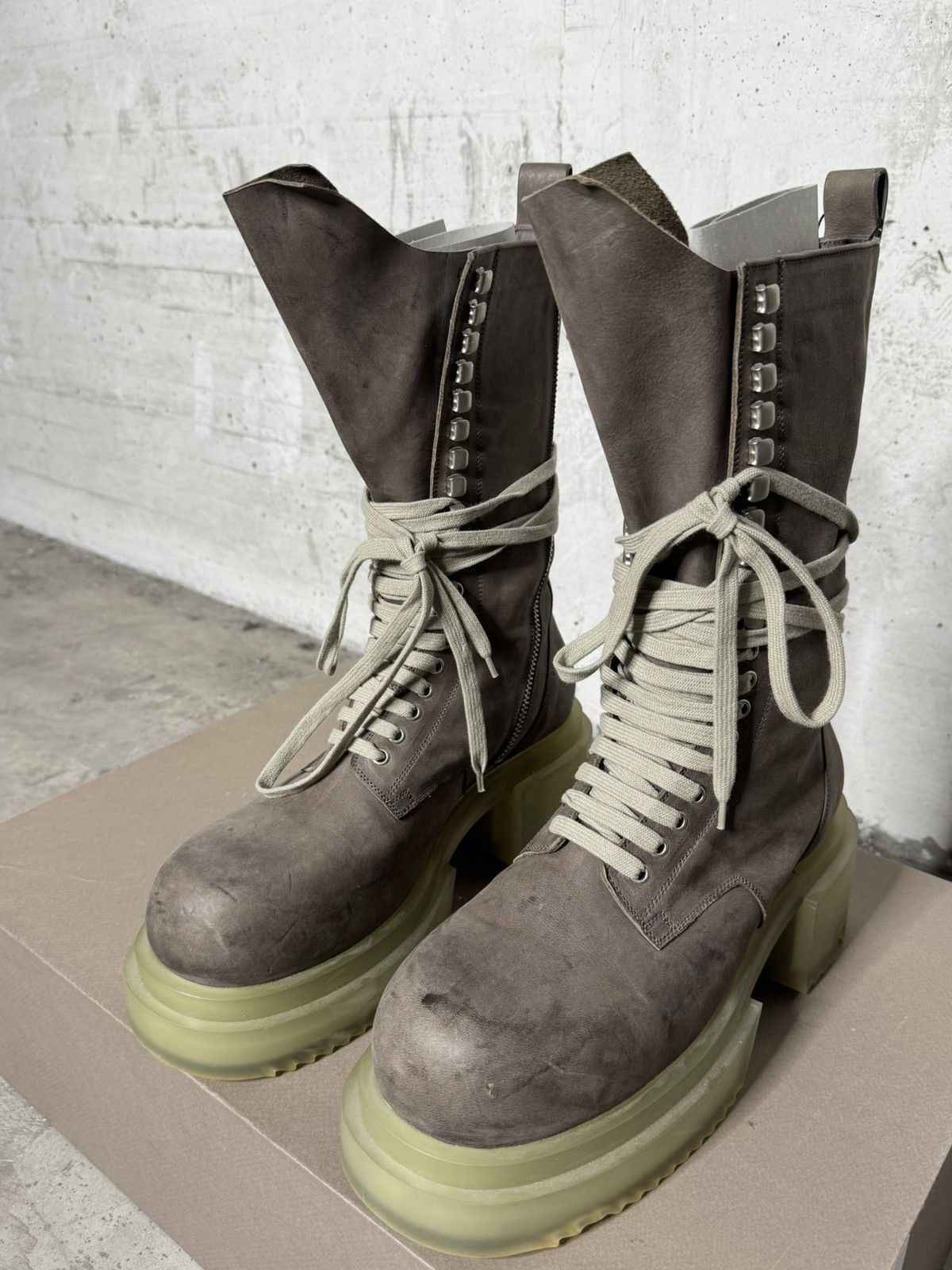 Rick Owens Rick Owens Army bogun 44 UK10.5 Sample 1/1 mega laced Size US 10.5 / EU 43-44 - 8 Thumbnail