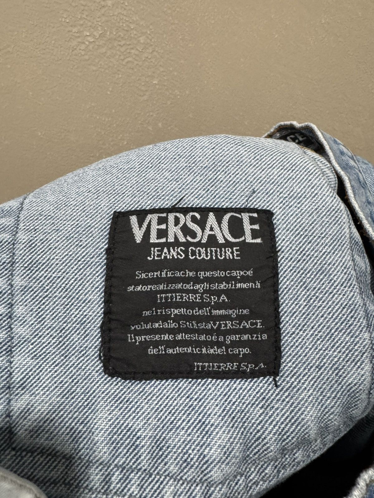 Versace Vintage Versace Jeans Couture Denim Luxury Hype Y2K Jeans Size US 31 - 6 Thumbnail