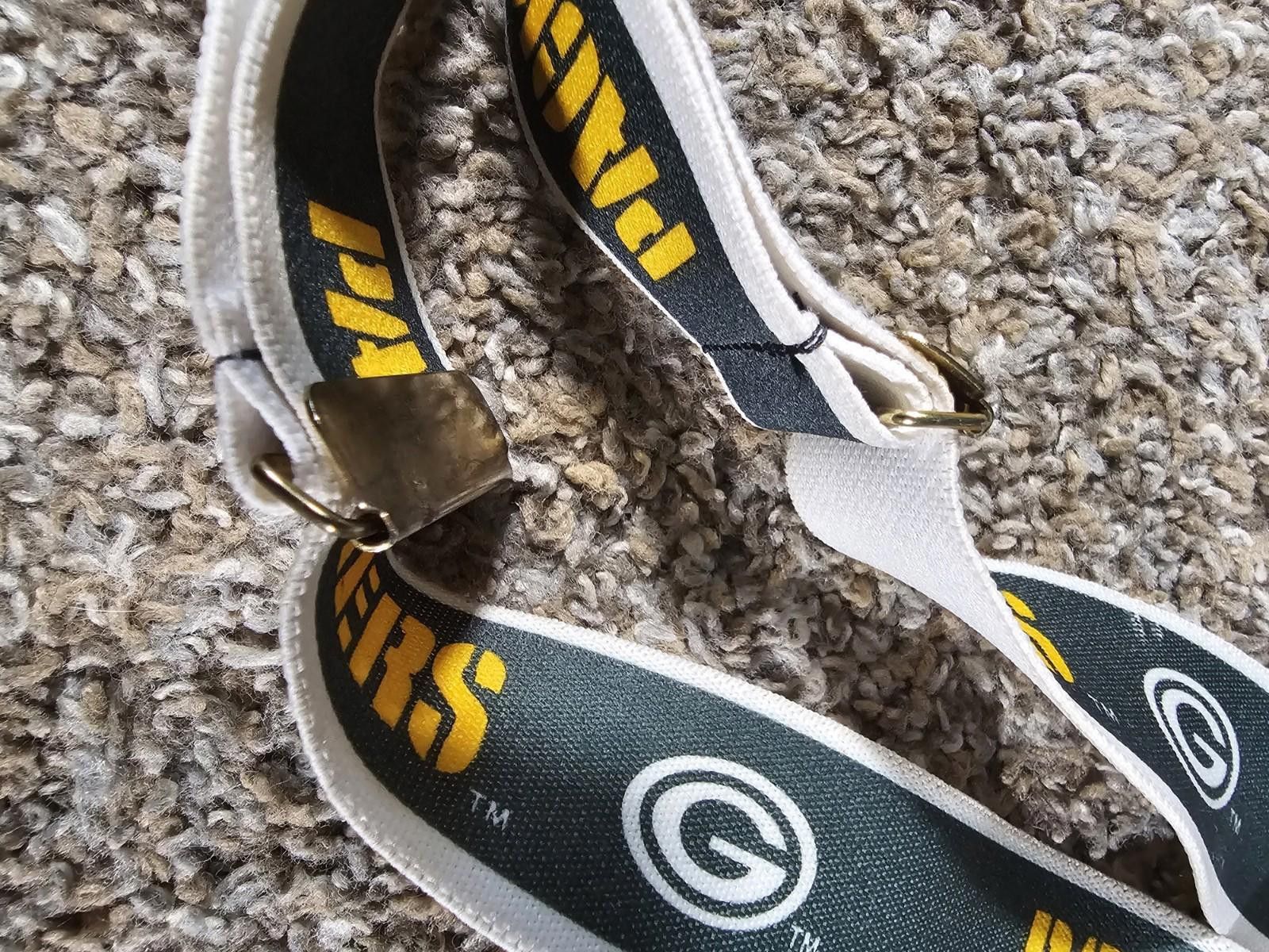 NFL Green Bay Packers Suspenders Size ONE SIZE - 4 Thumbnail