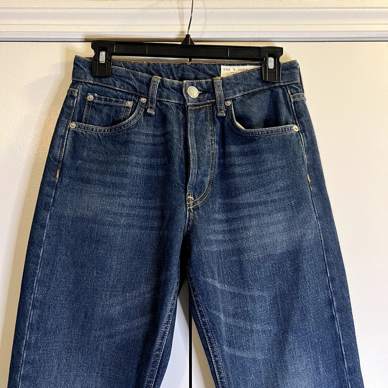 Rag & Bone rag & bone Maya High Rise Slim Jeans Jasper Blue size 25 Size 25" / US 0 / IT 36 - 3 Thumbnail