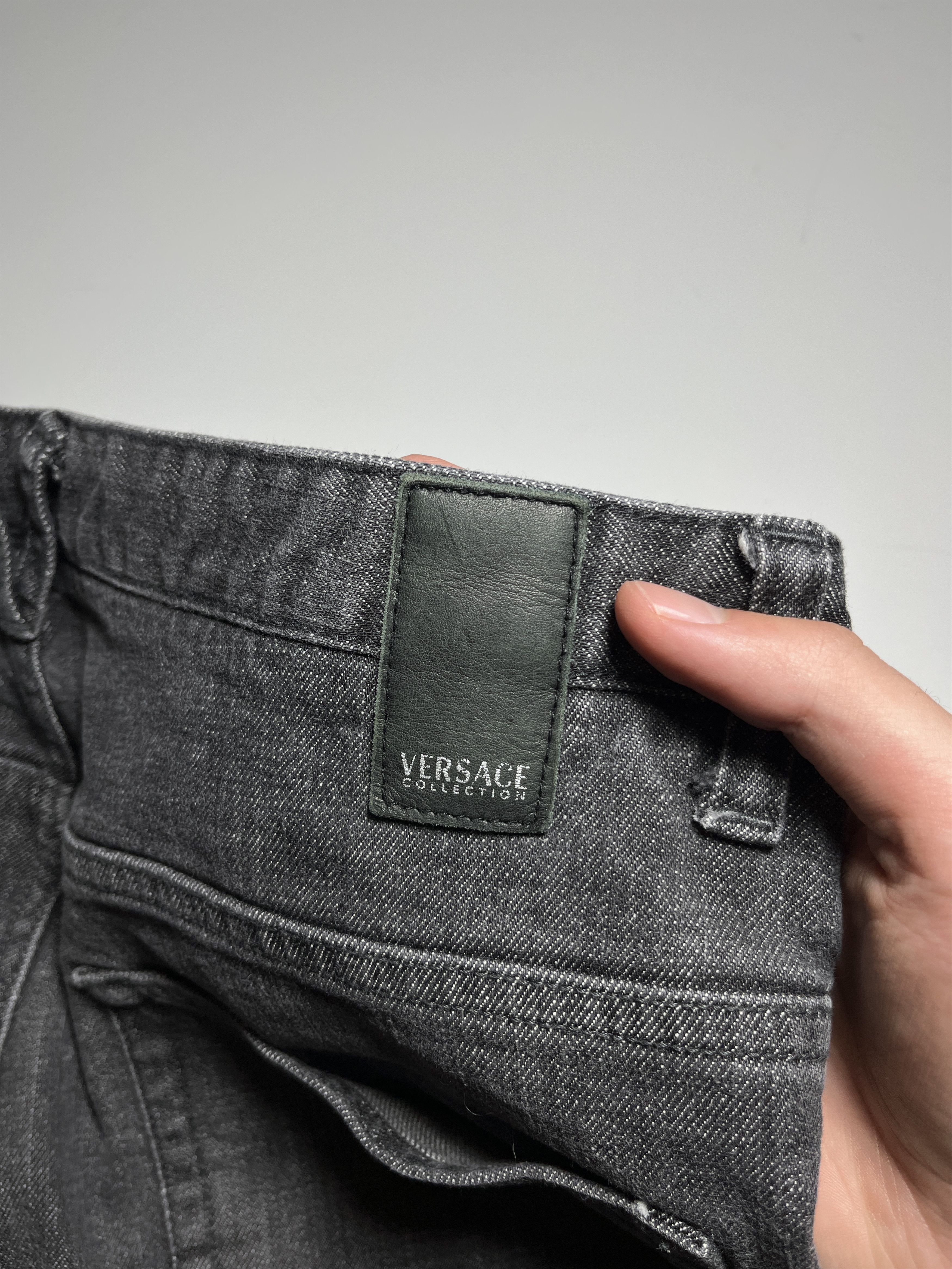Versace Versace Collection Gray Washed Jeans Pants Size 35 Size US 35 - 9 Thumbnail