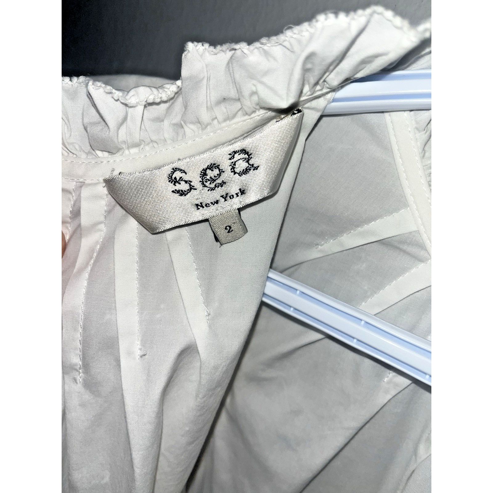 Sea New York Sea New York Olithia Cowl Neck Ruffle Tiered Dress White 2 Size XS / US 0-2 / IT 36-38 - 2 Thumbnail