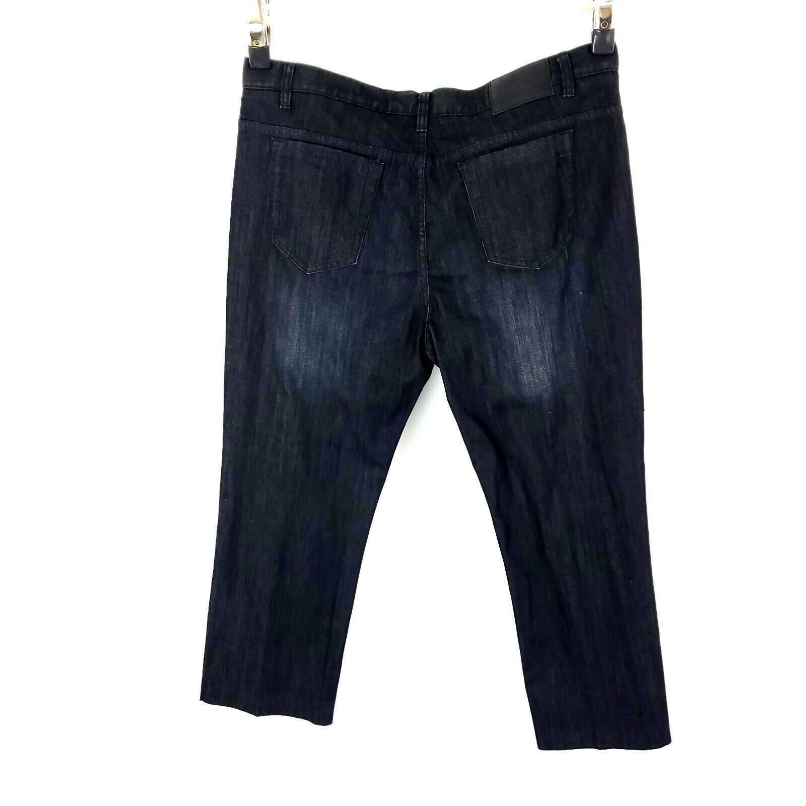 Pronto Uomo Pronto Uomo Blue Jeans Cotton Dark Indigo Gray 41/29 High Ri Size US 41 - 6 Thumbnail