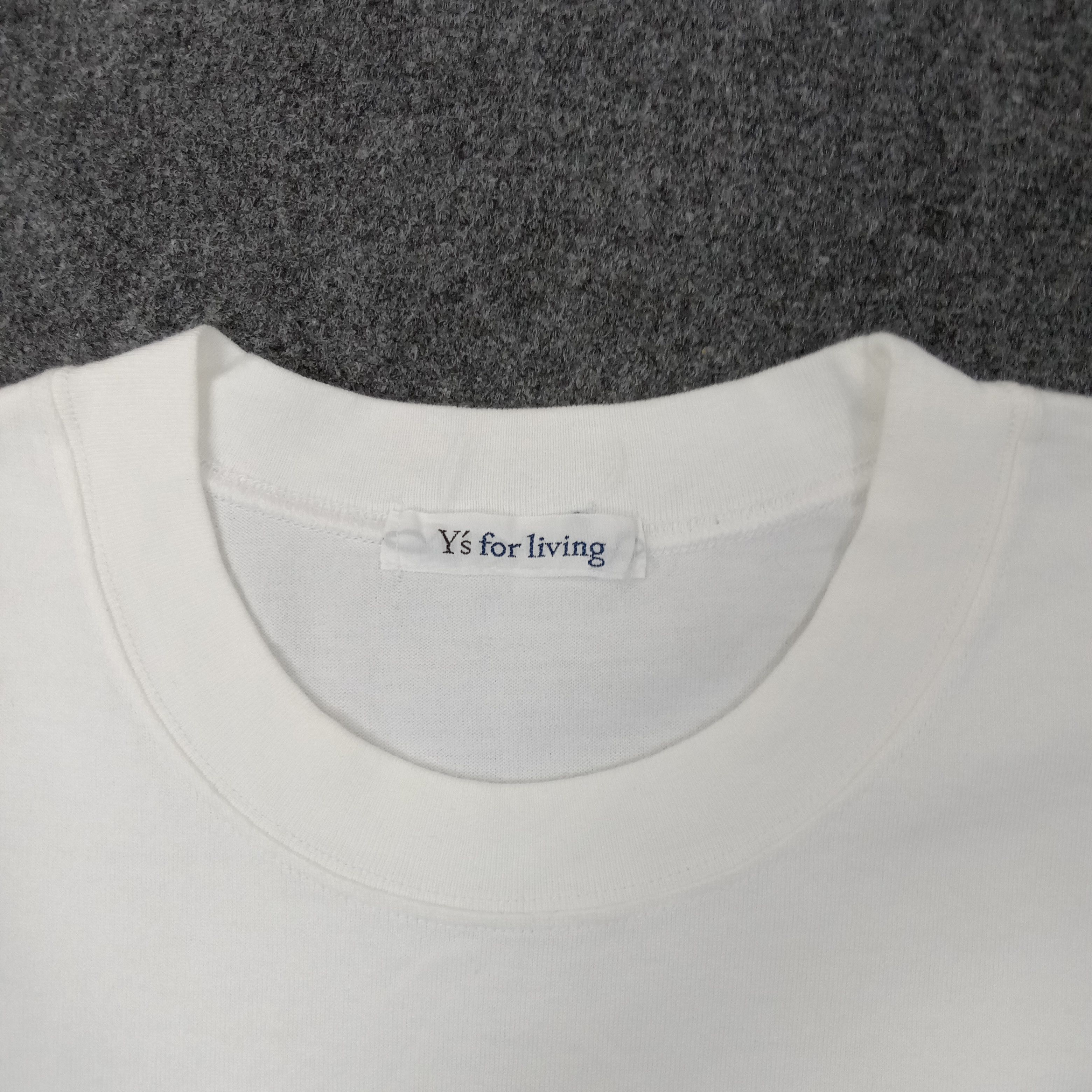 Y's Y's For Living by Yohji Yamamoto Japanese Tshirt C223N27 Size US M / EU 48-50 / 2 - 3 Thumbnail