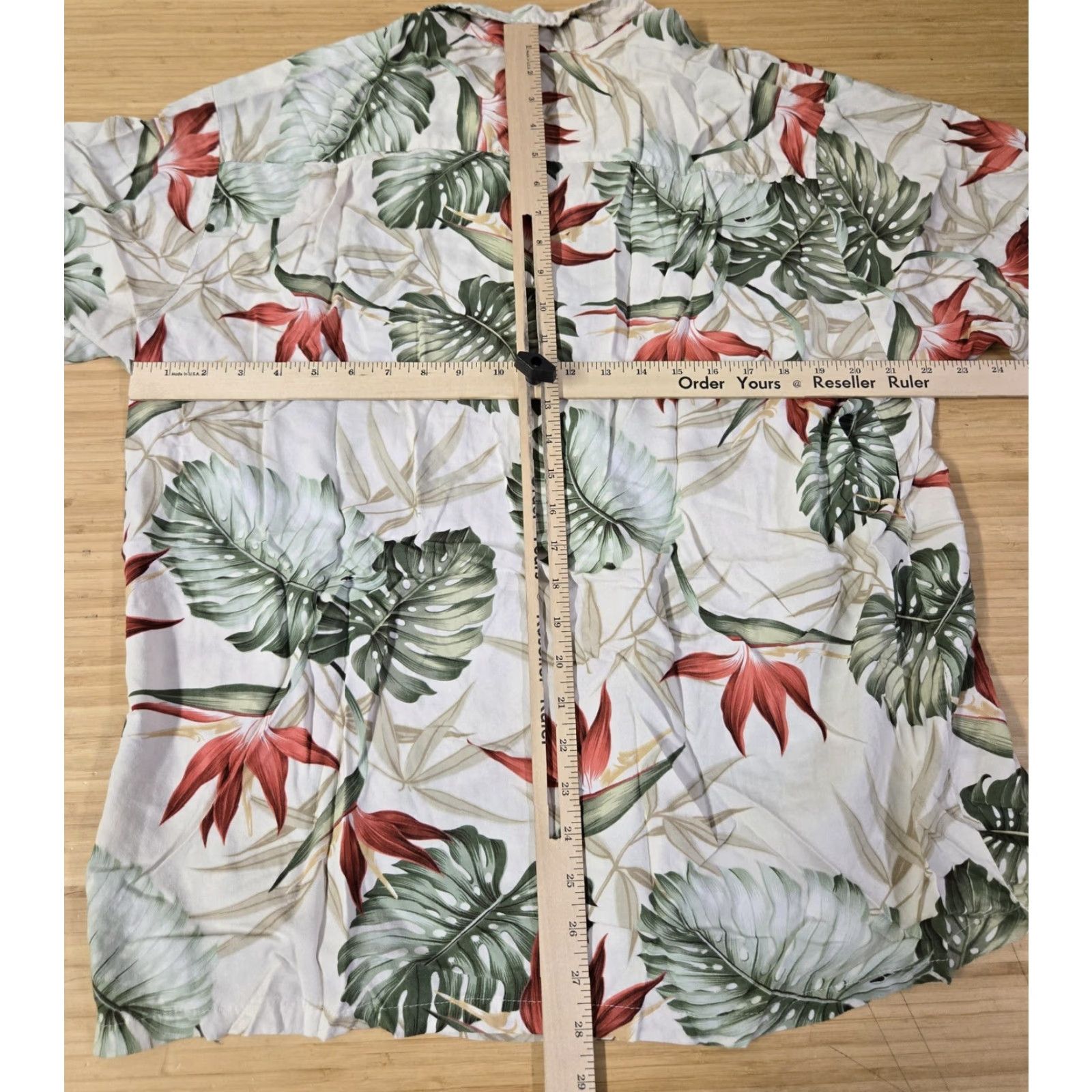 Vintage VINTAGE Hawaiian Reserve Collection Shirt Mens XL Green Aloha Floral Rayon Made Hawaii Size US XL / EU 56 / 4 - 6 Thumbnail