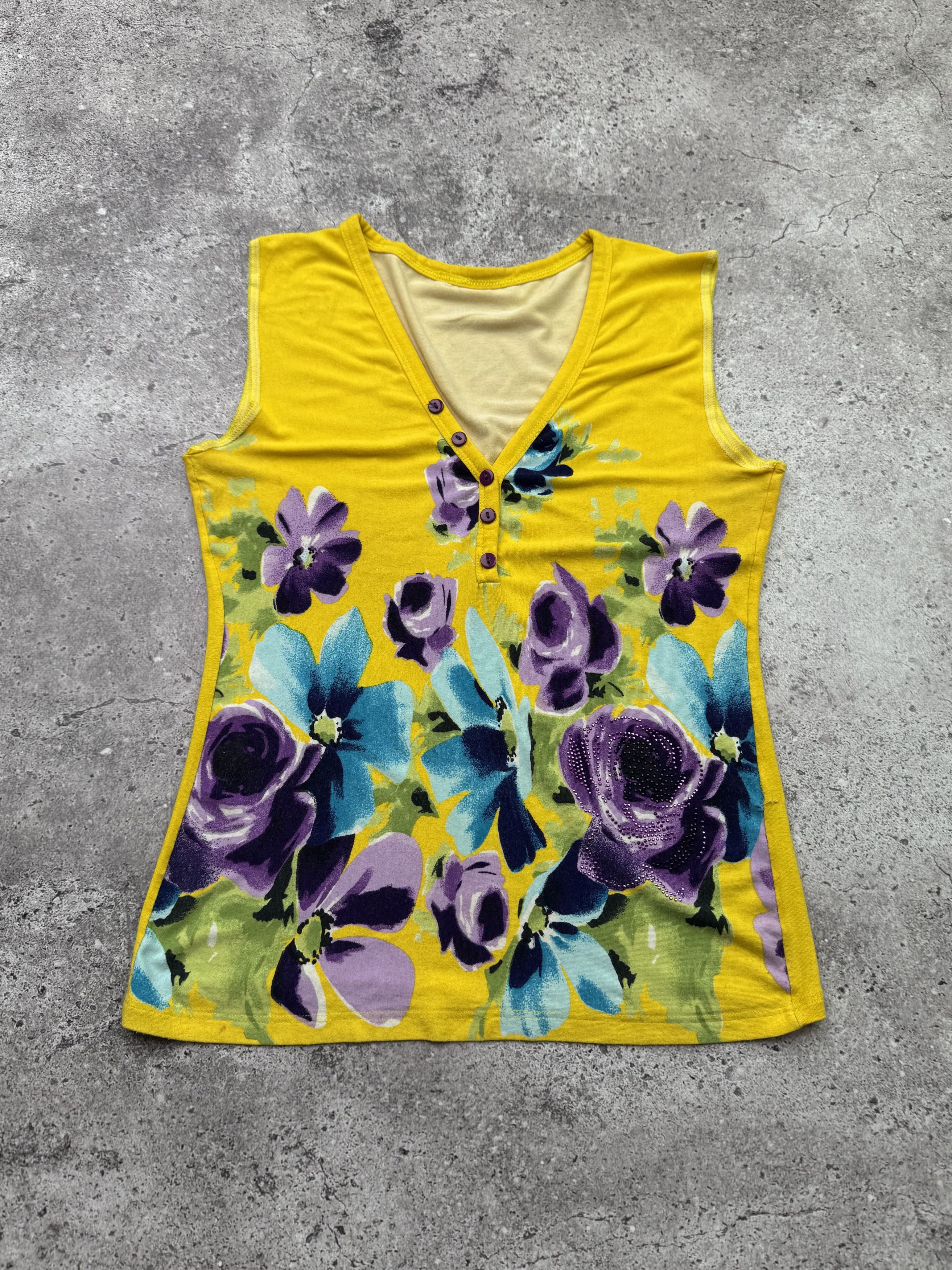Vintage Vintage Tank Top C632(V647) Size S / US 4 / IT 40 - 1 Thumbnail