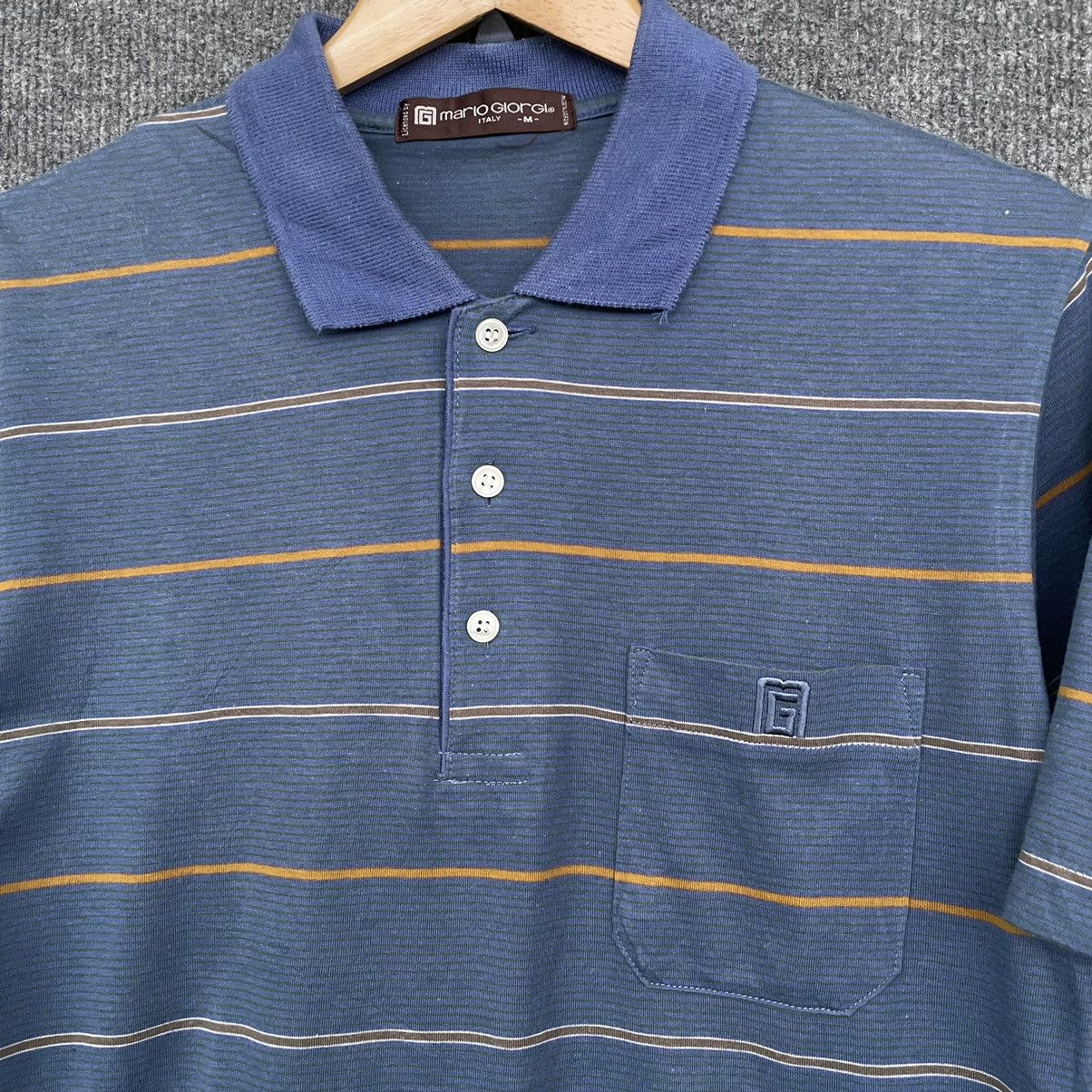 Other Vintage Mario Giorgi Italy Stripes Polo T Shirt Size US S / EU 44-46 / 1 - 2 Thumbnail