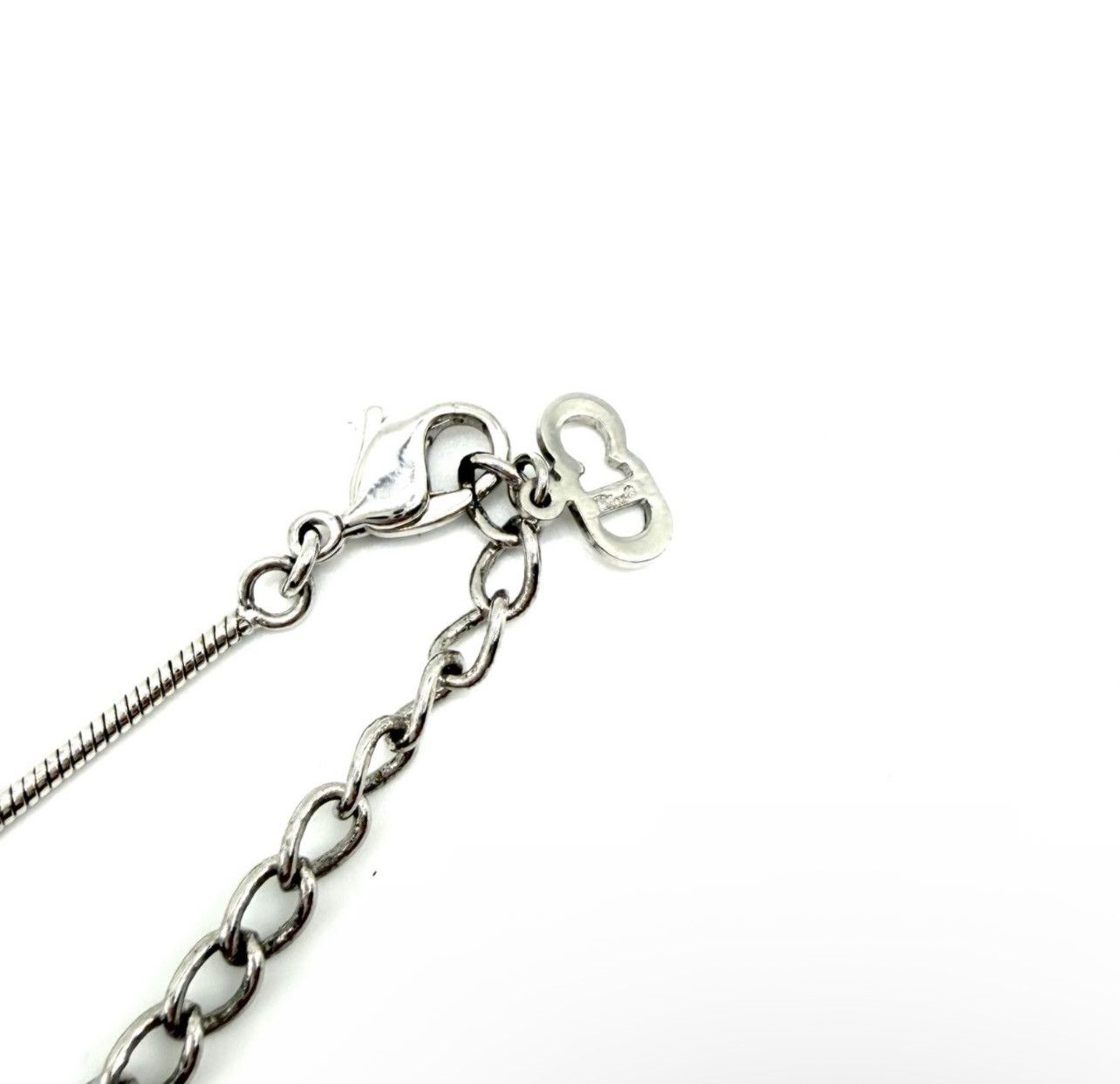 Dior Christian Dior Archival Silver "D" Logo Pendant Necklace Size ONE SIZE - 6 Thumbnail