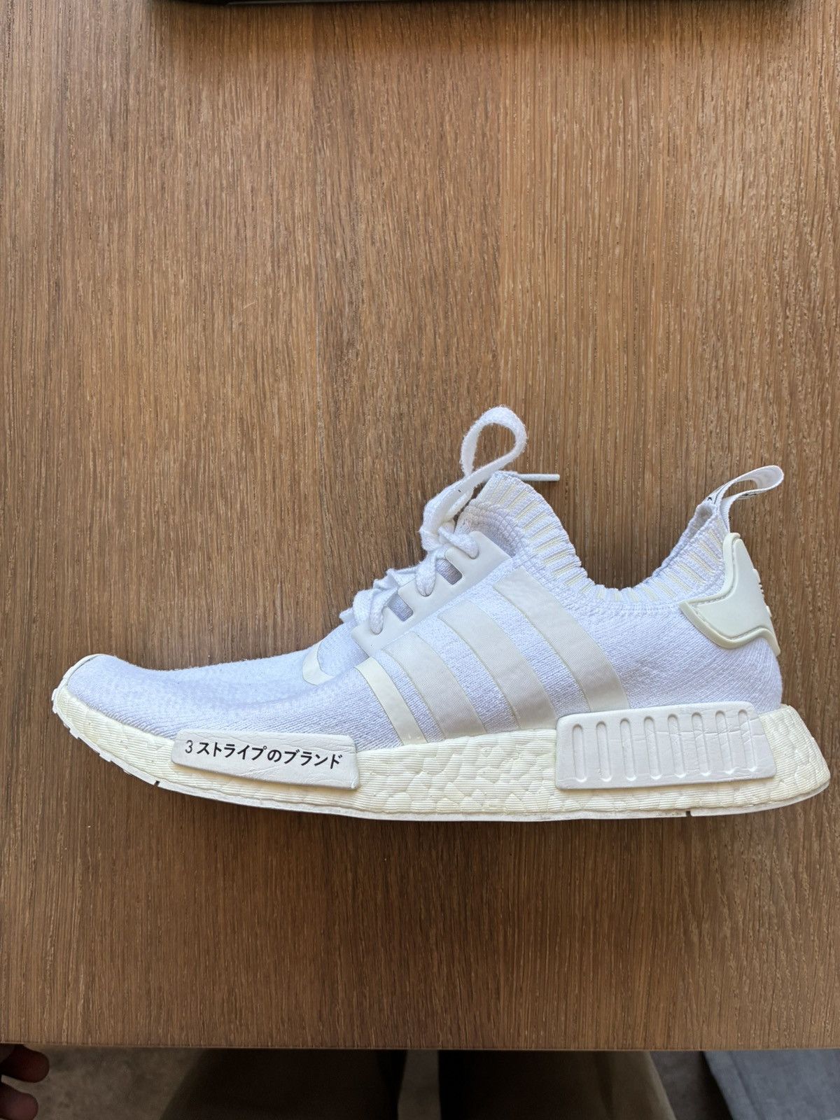 Adidas NMD R1 Triple White Size US 10.5 / EU 43-44 - 10 Thumbnail
