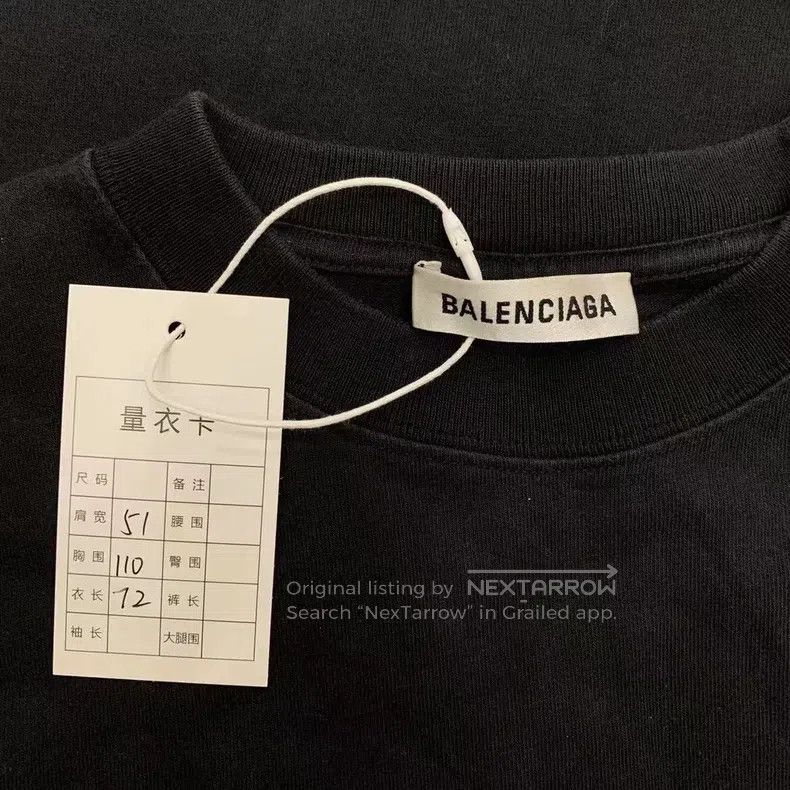 Balenciaga Balenciaga Letter Short Sleeve T-Shirt Size US XS / EU 42 / 0 - 4 Thumbnail