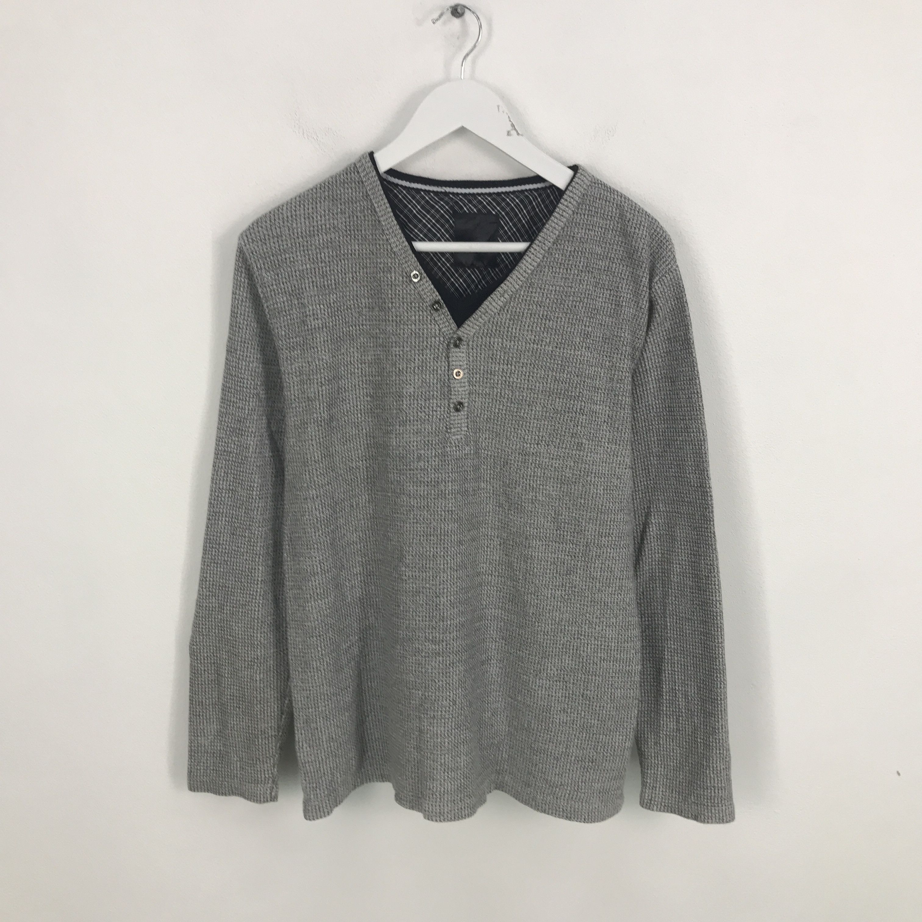 If Six Was Nine × Japanese Brand double collar japanese brand long sleeve punk style shirt Size US L / EU 52-54 / 3 - 1 Thumbnail
