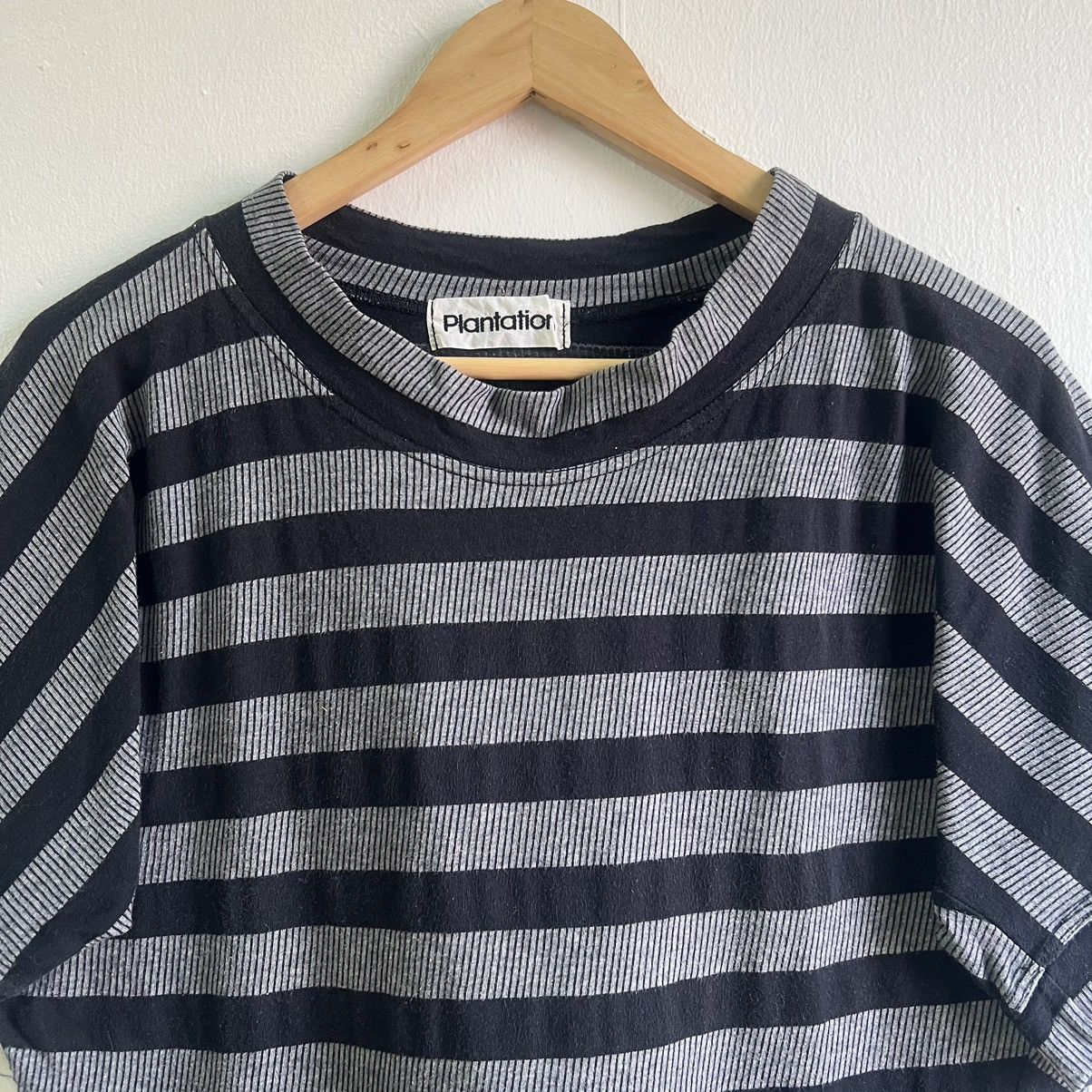 Issey Miyake × Japanese Brand PLANTATION BY ISSEY MIYAKE STRIPE TEE Size US S / EU 44-46 / 1 - 2 Thumbnail