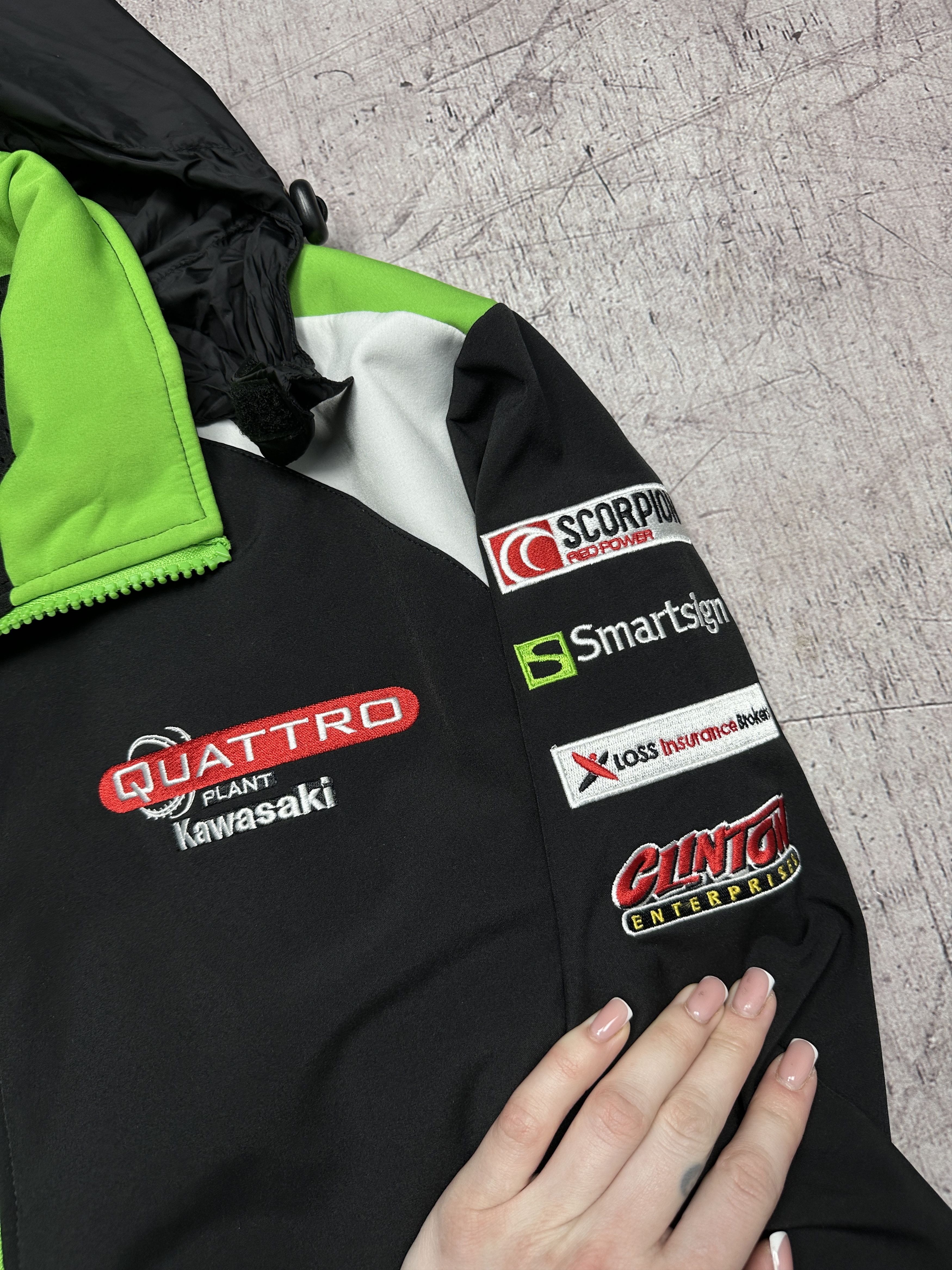 Japanese Brand Kawasaki Racing Team Vintage Mens Jacket Size US XXL / EU 58 / 5 - 3 Thumbnail