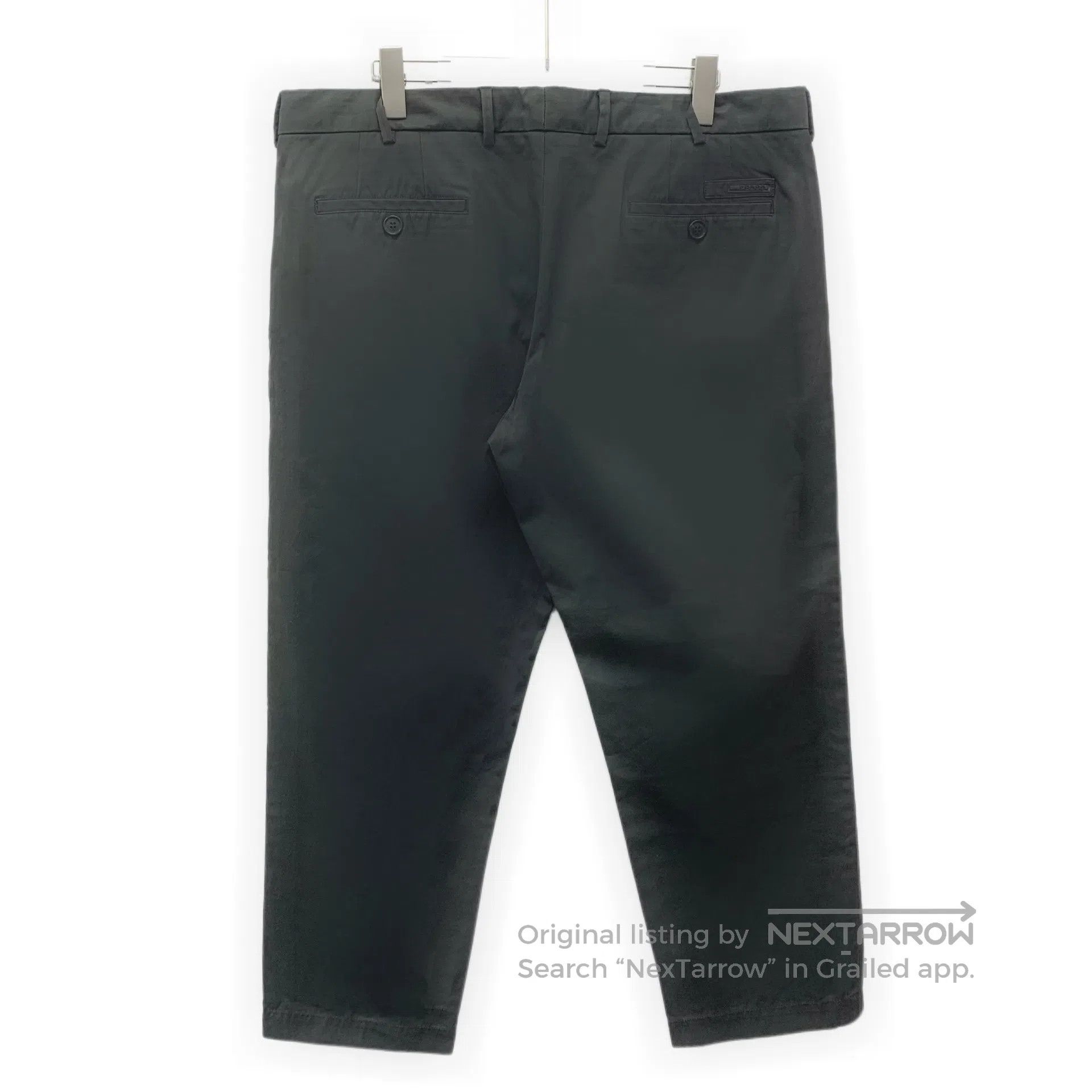 Prada Prada Black Cotton Casual Pants| Size US 36 / EU 52 - 2 Thumbnail