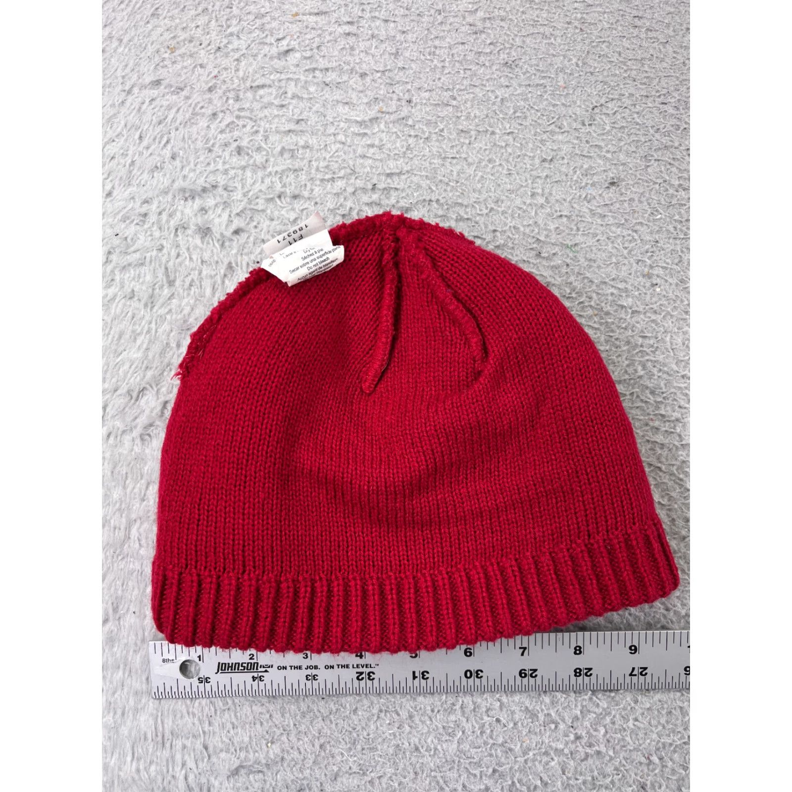 Carhartt Carhartt Beanie Toque Womens One Size Pink Embroidered Popcorn Knit 100% Acrylic Size ONE SIZE - 5 Thumbnail