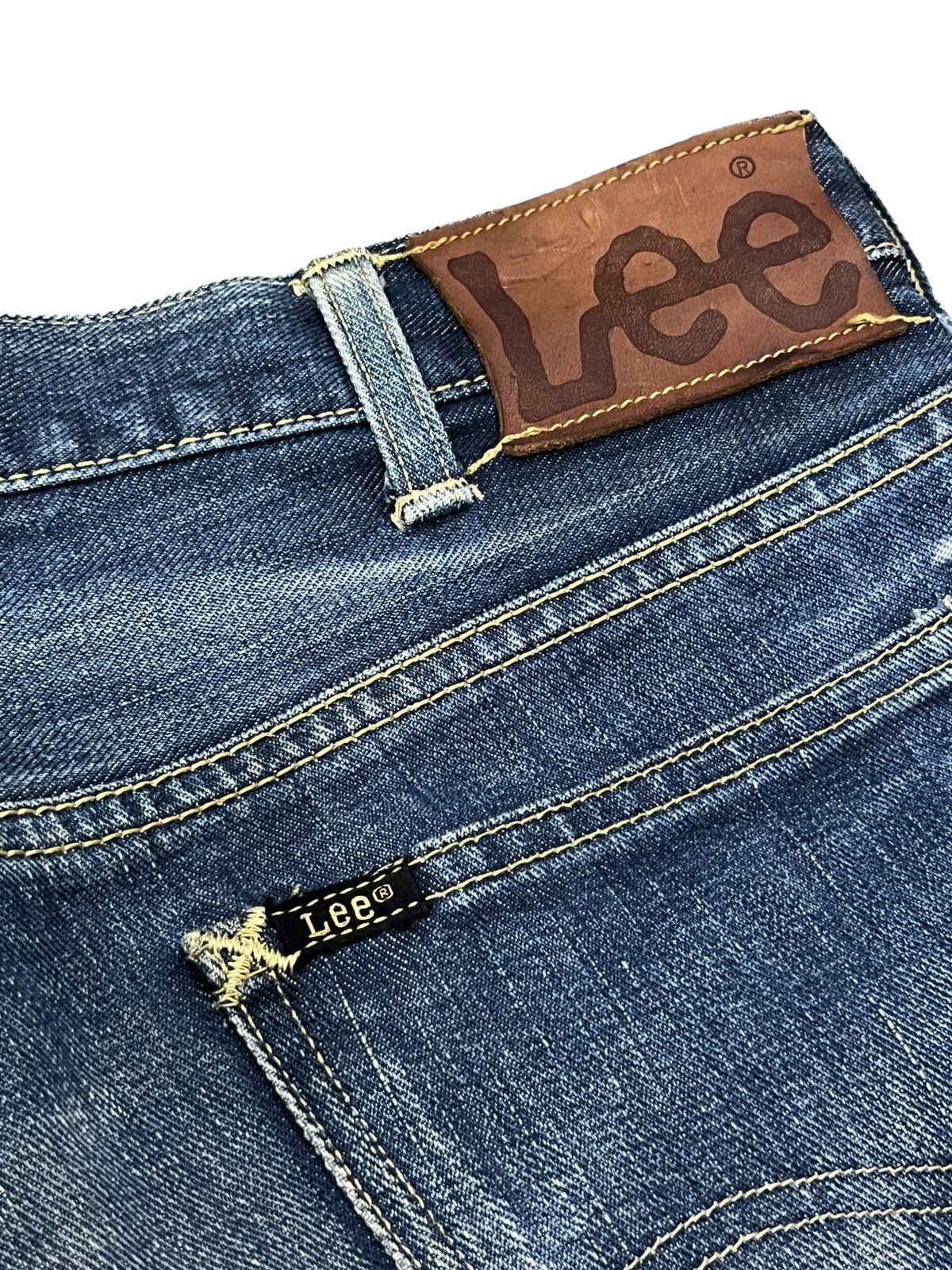 Lee × Midnight Organic 🔥Vtg LEE Thrashed Patina Stain Mudwash FLARE Organic Jeans Size US 30 / EU 46 - 12 Thumbnail