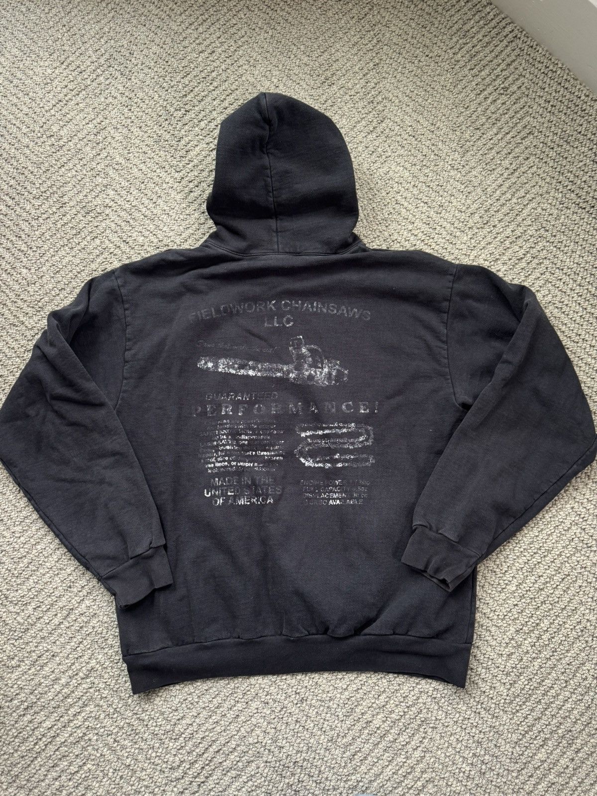 Vintage Fieldwork Faded Black Hoodie Size US L / EU 52-54 / 3 - 2 Thumbnail
