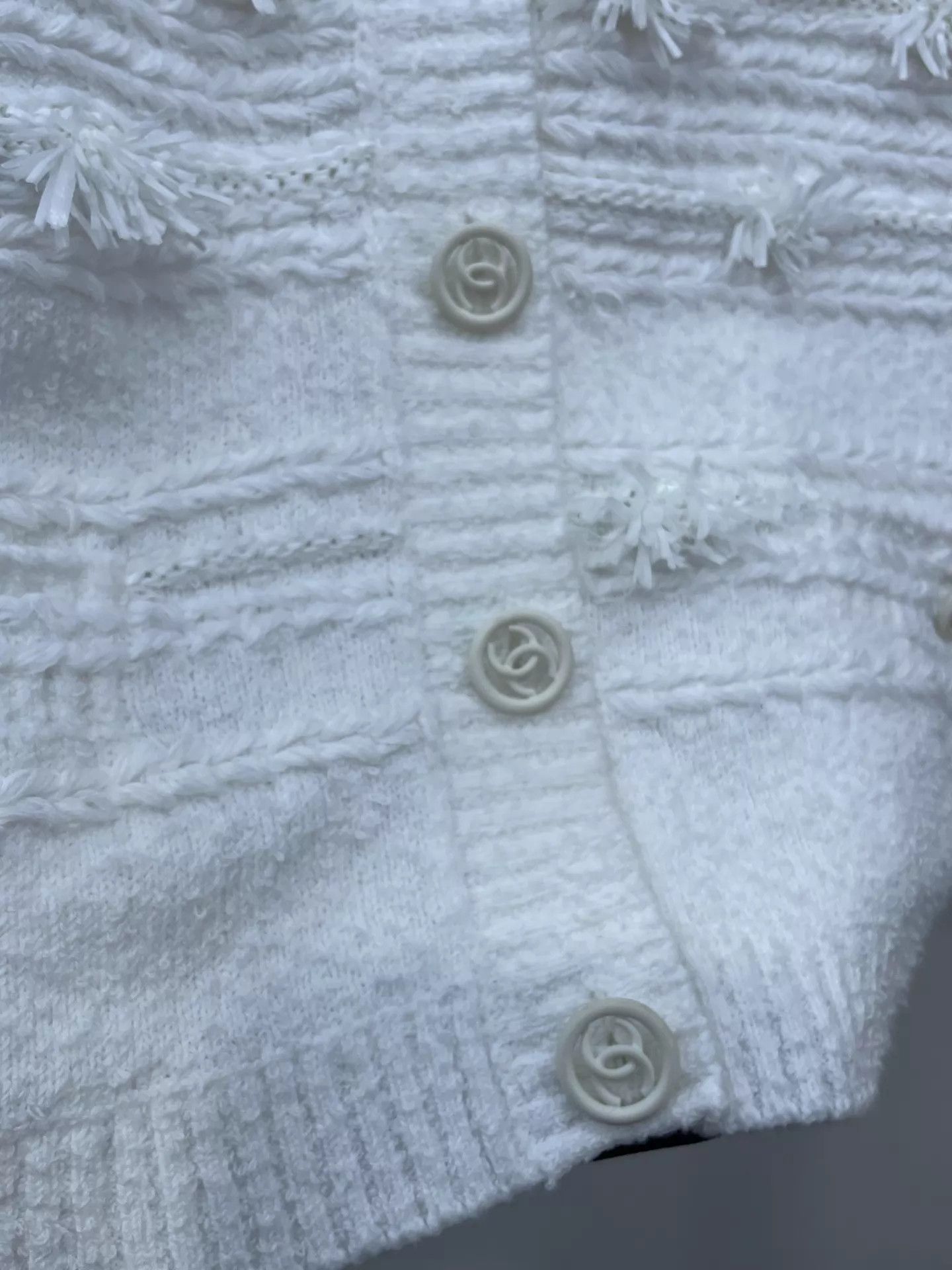 Chanel Chanel Flower Tassel Knit Cardigan 36 97 New Size XS / US 0-2 / IT 36-38 - 3 Thumbnail