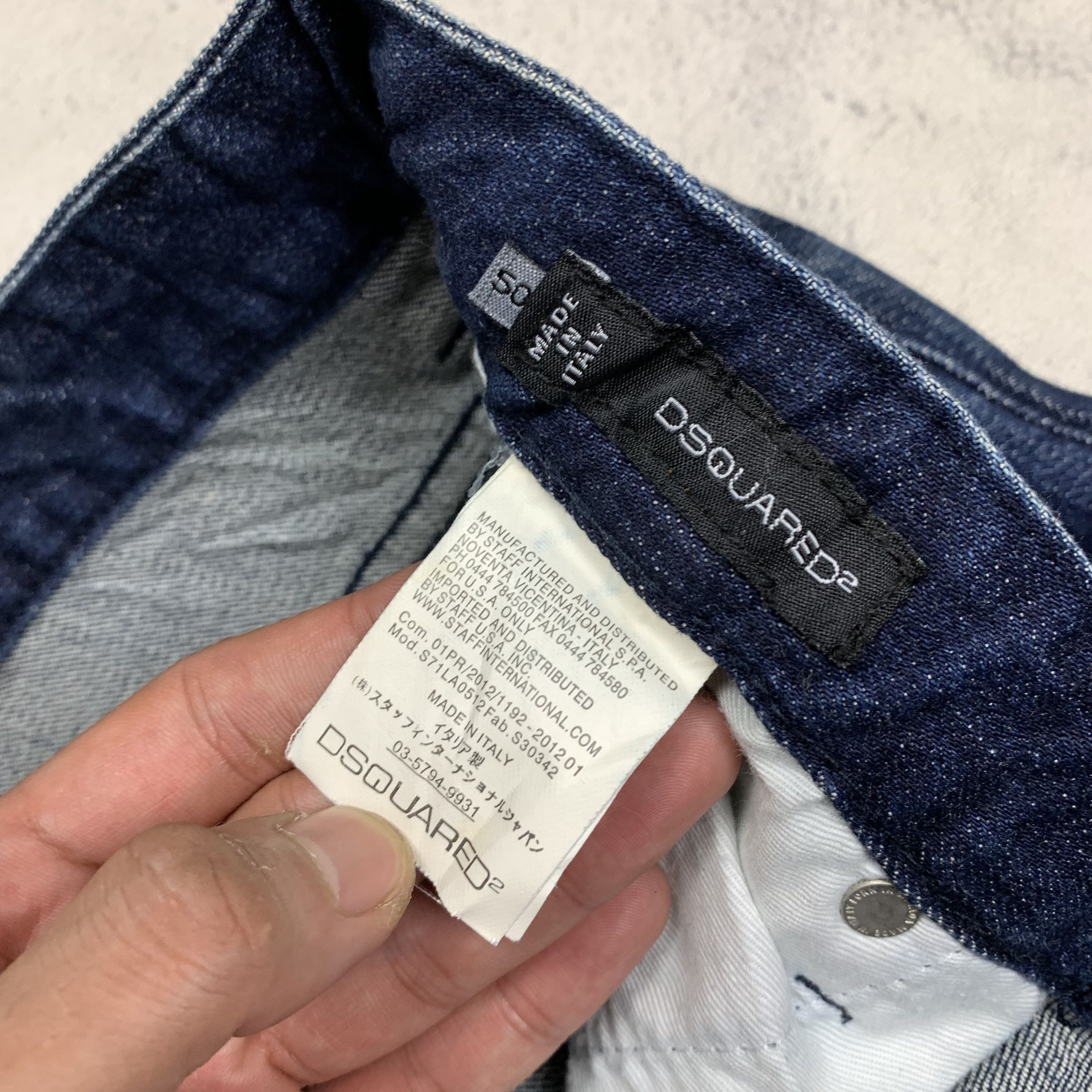 Dsquared2 Dsquared2 Distressed Scratch Denim Jeans Size US 36 / EU 52 - 8 Thumbnail
