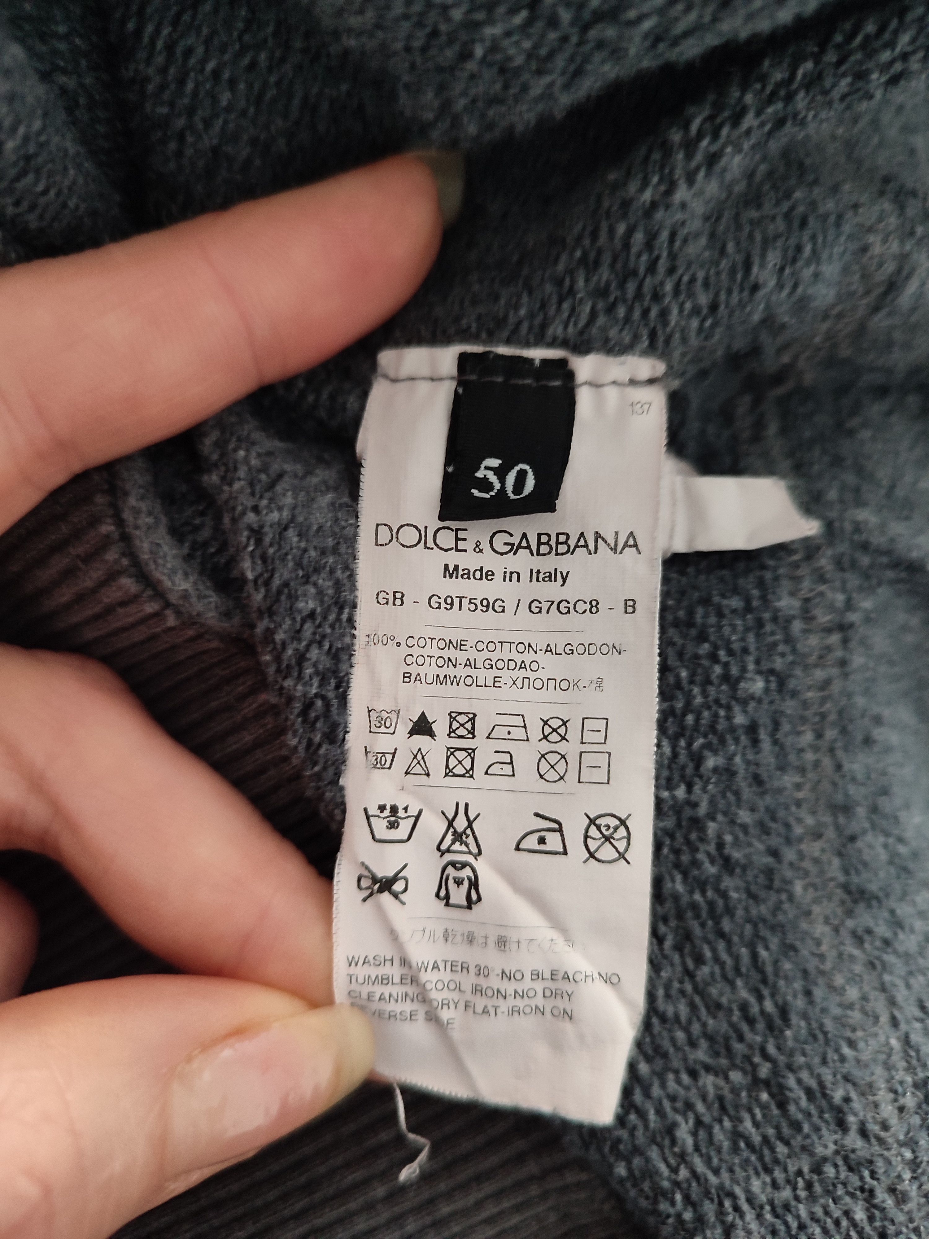 Dolce & Gabbana Hoodie Dolce & Gabbana mens gray Size US M / EU 48-50 / 2 - 10 Thumbnail