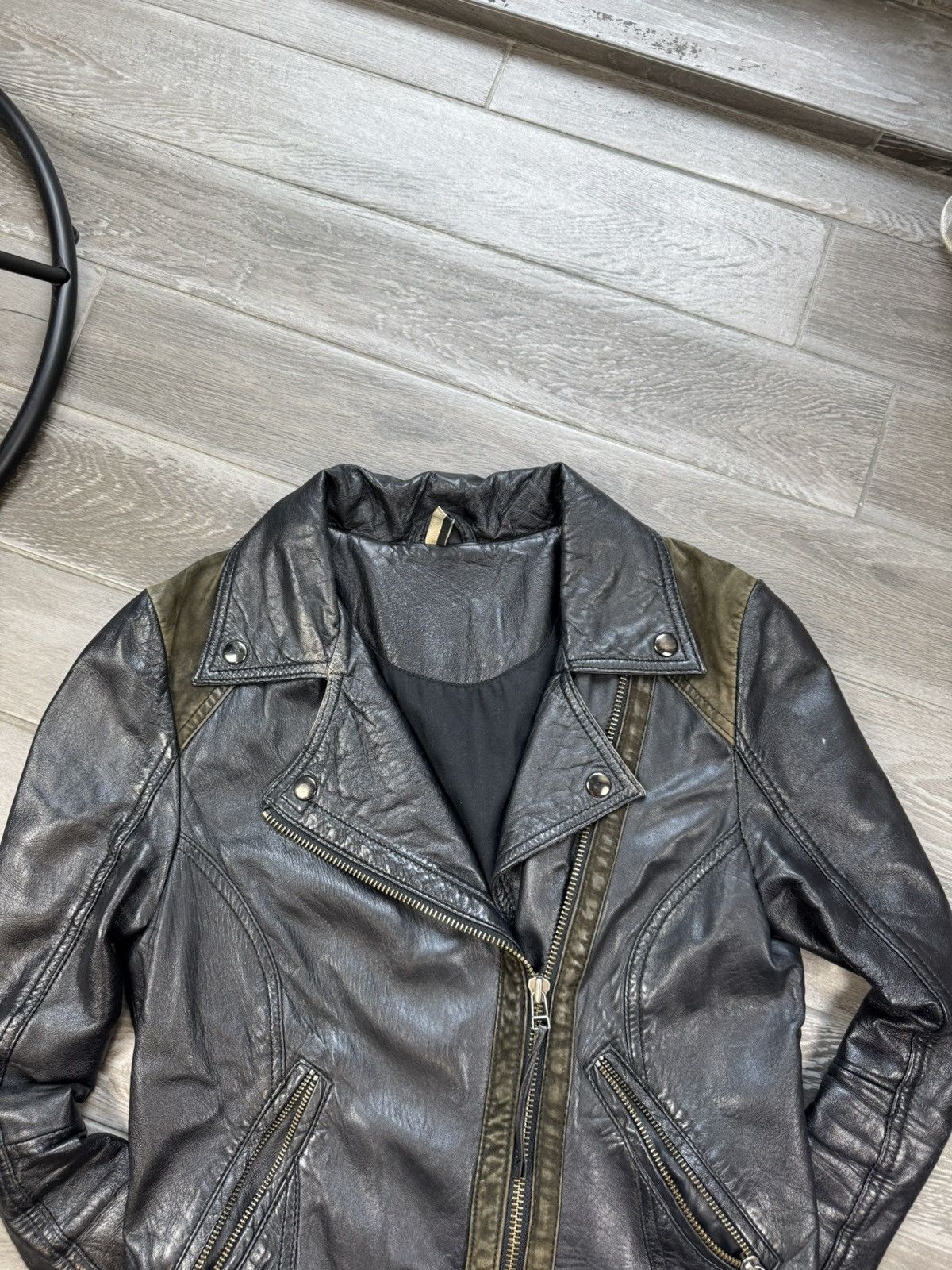 Vintage Vintage Diesel Style Hype Leather Y2K Jacket Size M / US 6-8 / IT 42-44 - 4 Thumbnail