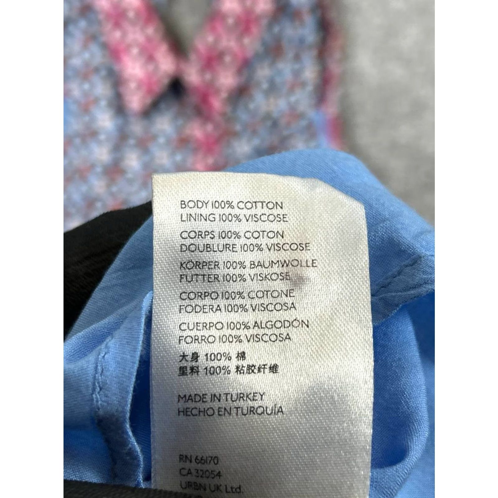 Vintage Maeve Shirt Dress Womens 6 Blue Cotton Blouson Shirt Dress Casual Summer Spring Fall Womens Mens Girls Size M / US 6-8 / IT 42-44 - 4 Thumbnail