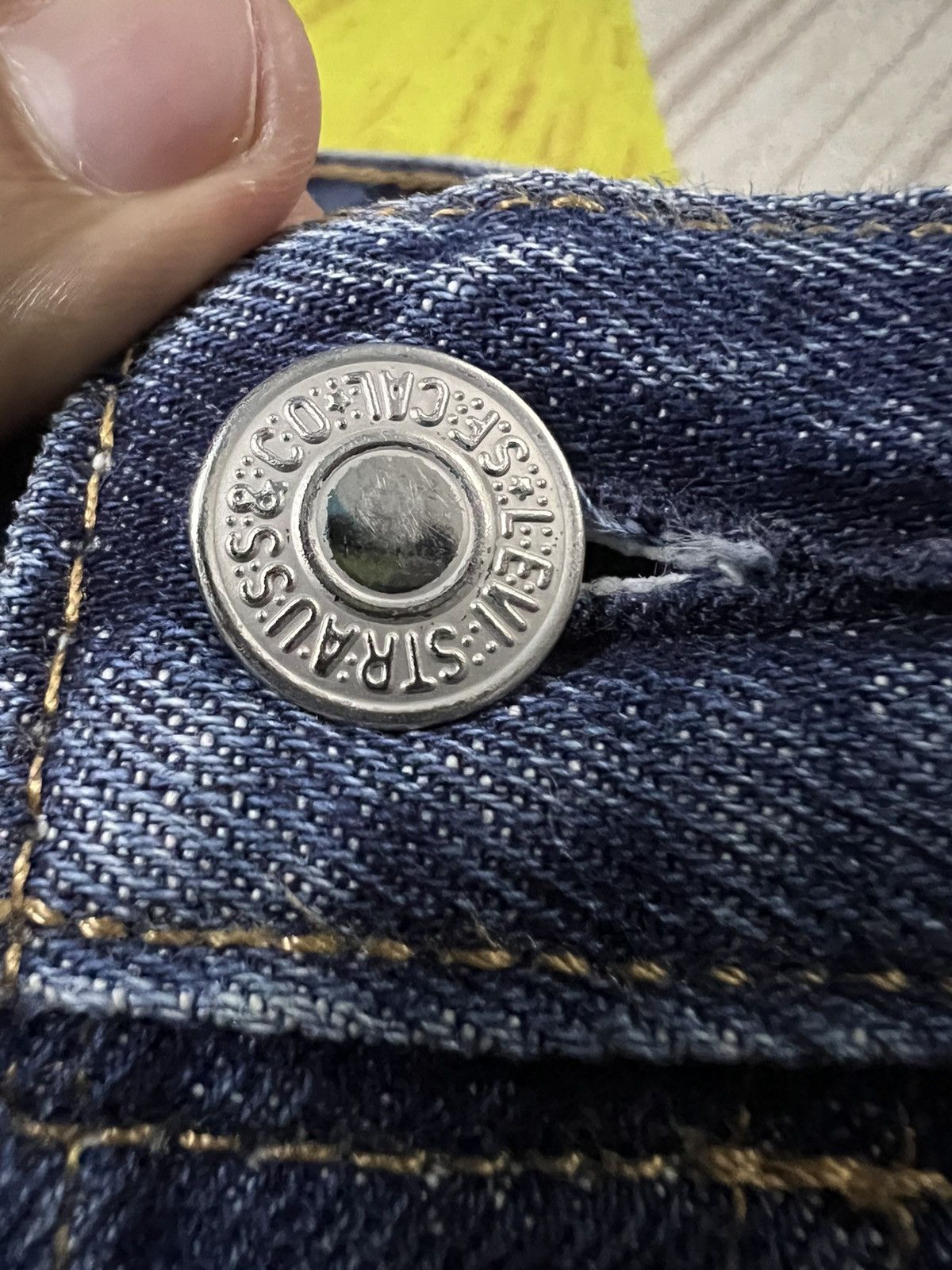 Levi's 💥Rare Vintage Levis 501 Distress Jean Size US 31 - 11 Thumbnail
