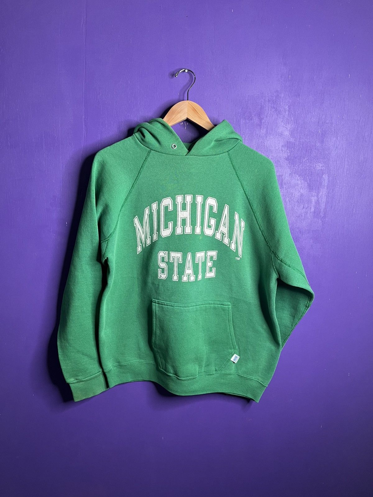 Vintage Vintage 80s Michigan state spellout hoodie Size US M / EU 48-50 / 2 - 1 Thumbnail