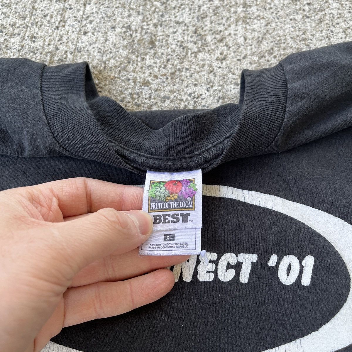 Vintage Vintage 2001 Arts Connect '01 Black T-Shirt XL Size US XL / EU 56 / 4 - 4 Thumbnail