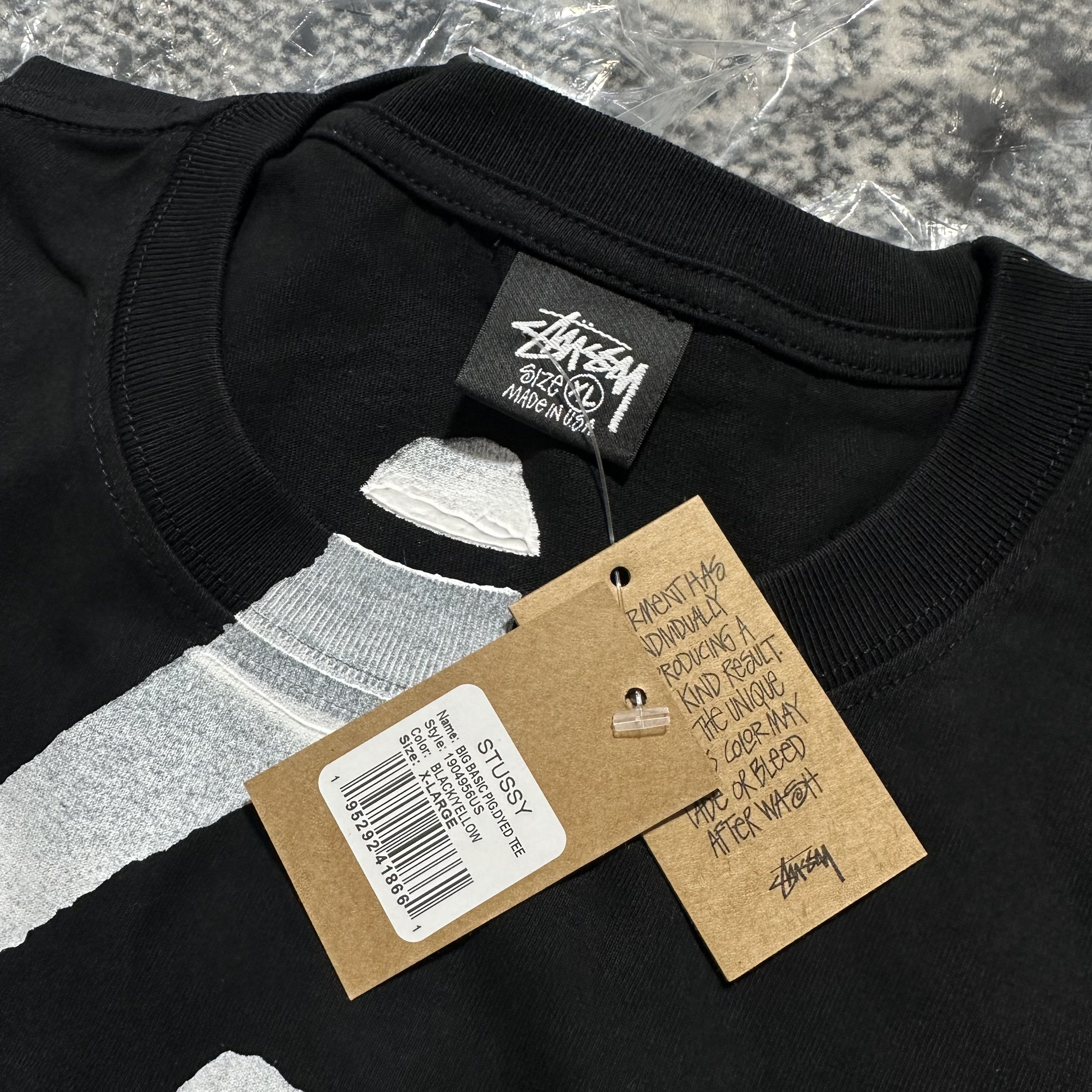 Stussy STUSSY BIG BASIC PIG DYED TEE - XLARGE Size US XL / EU 56 / 4 - 4 Thumbnail