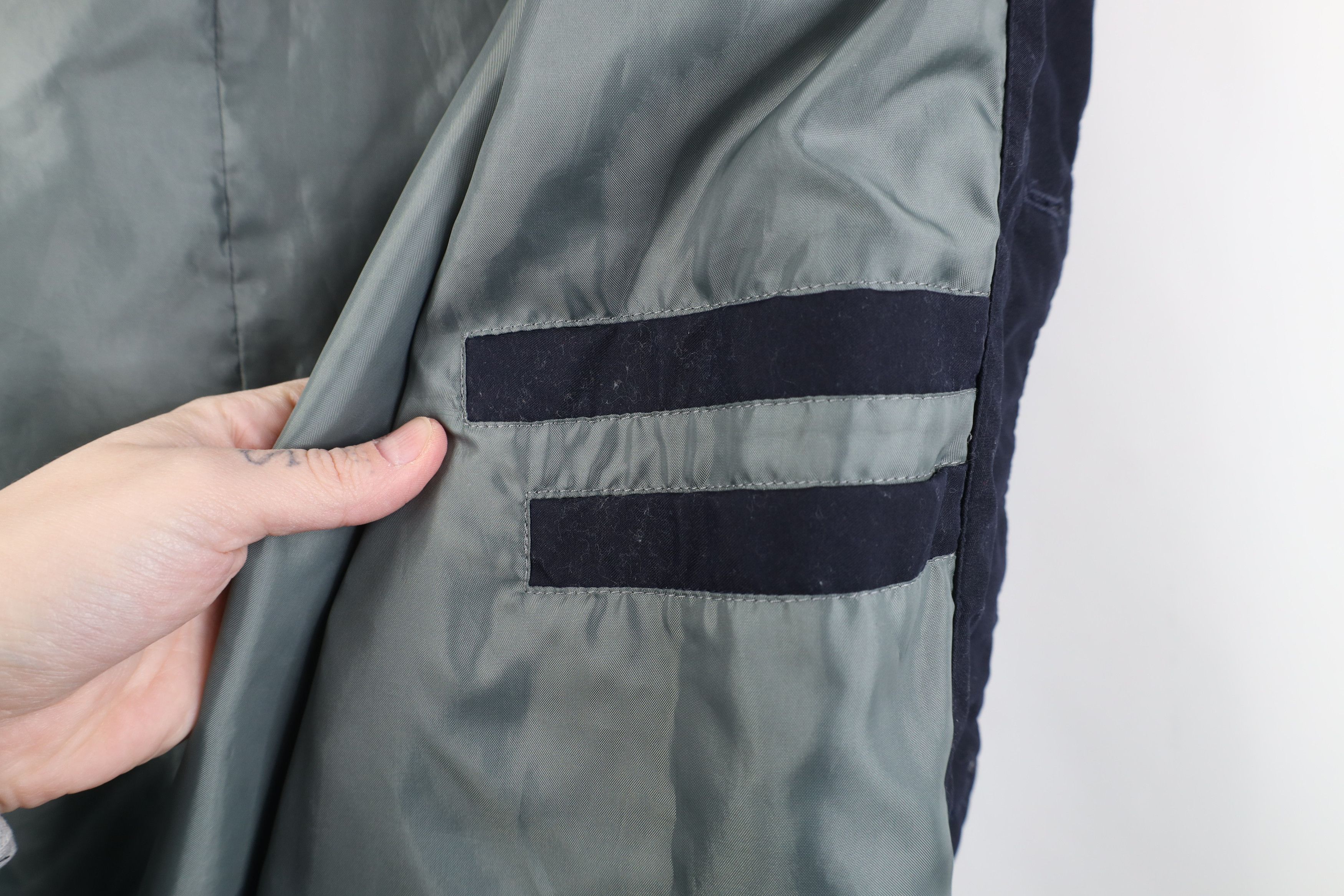 Lands' End Vintage 90s Y2K Lands End Trench Coat Rain Jacket Navy Blue Size US XL / EU 56 / 4 - 10 Thumbnail