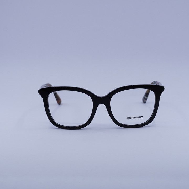 Burberry Burberry BE2430 4161 Women Eyeglasses Black/Check Brown 53mm Size ONE SIZE - 6 Thumbnail
