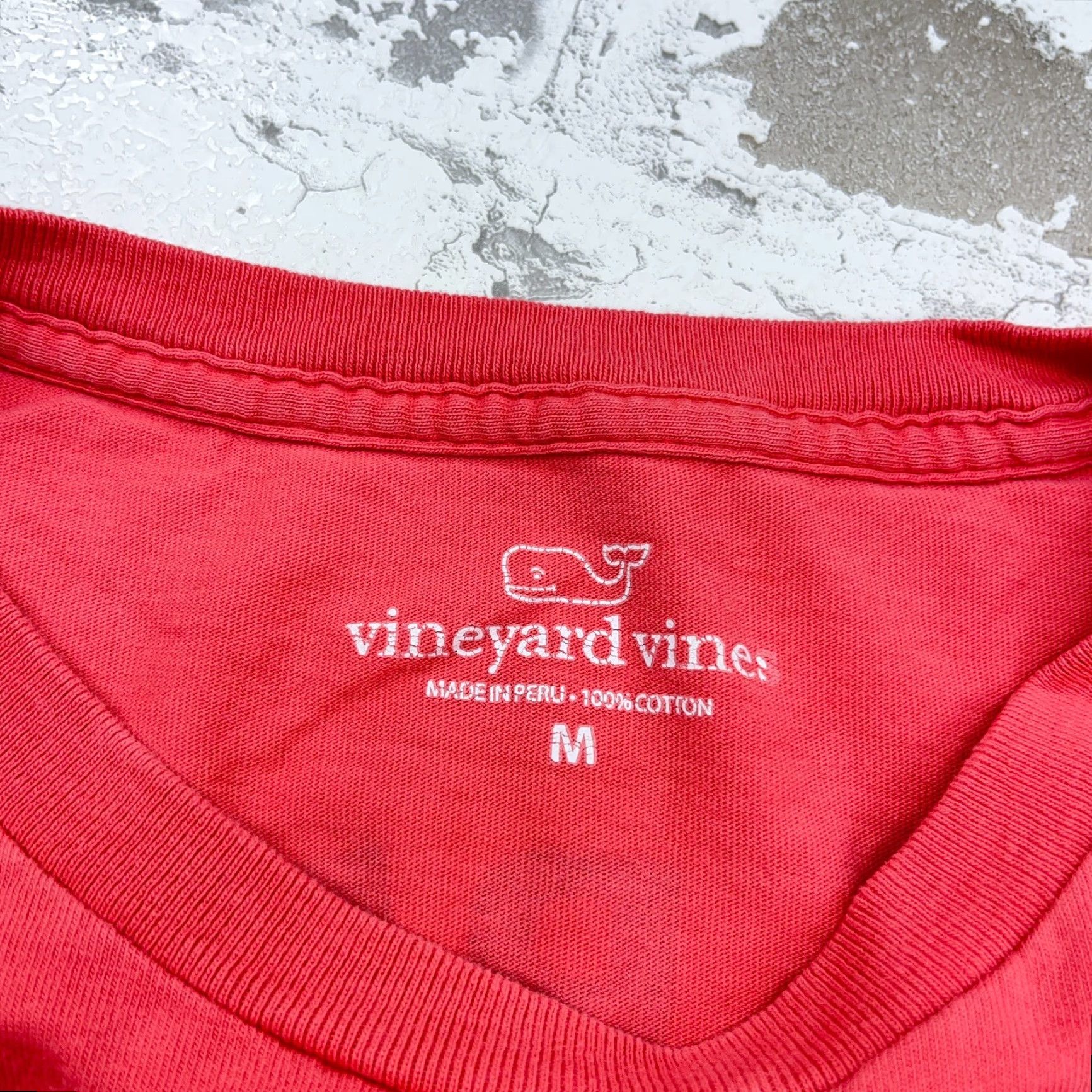 Vineyard Vines VINEYARD VINES Shirt Men M Pink Tee Flat Pocket American Preppy Fish Adult Size US M / EU 48-50 / 2 - 7 Thumbnail
