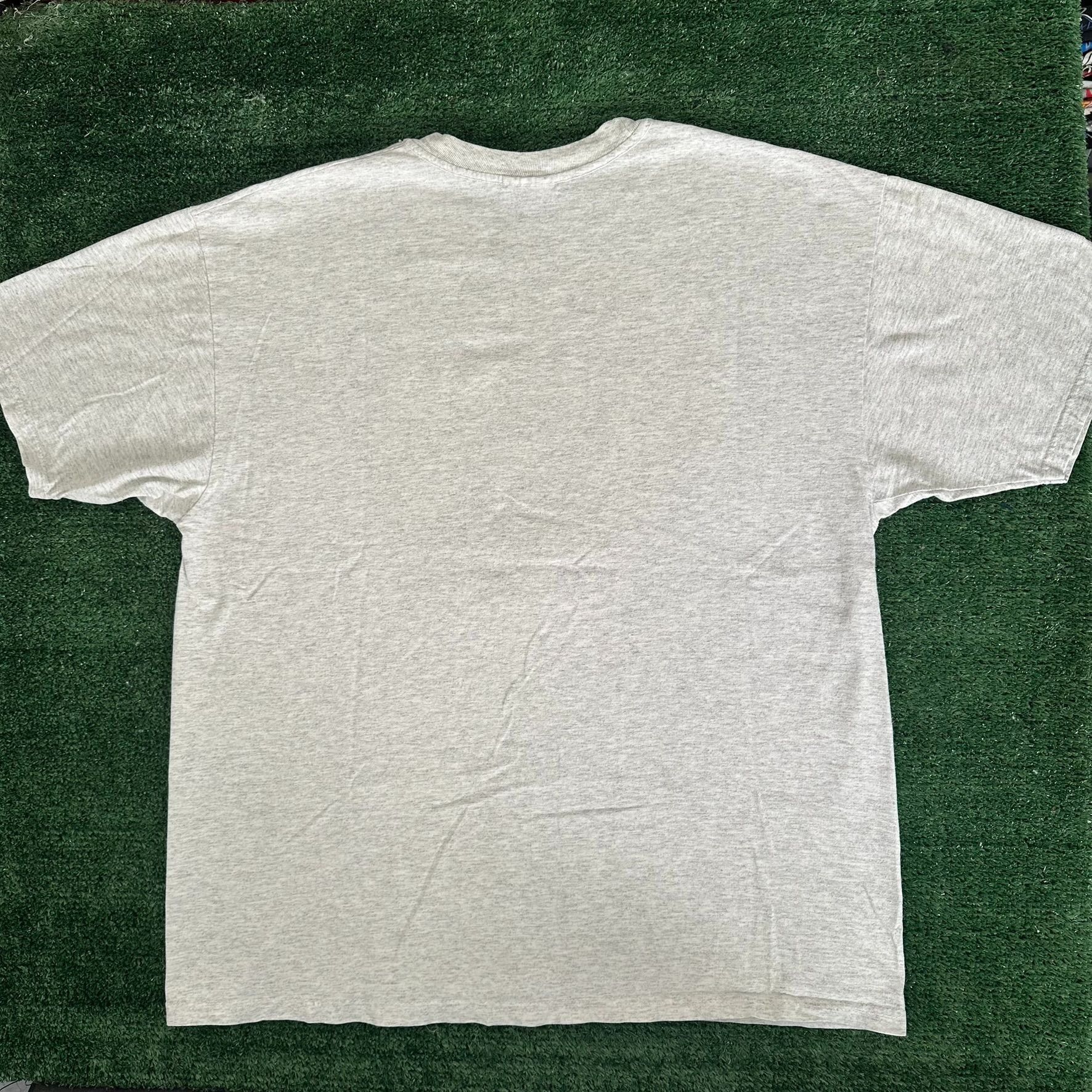 Vintage Vintage 90s Charlotte Hornets T-Shirt Gray NBA Basketball Te Size US XL / EU 56 / 4 - 4 Thumbnail