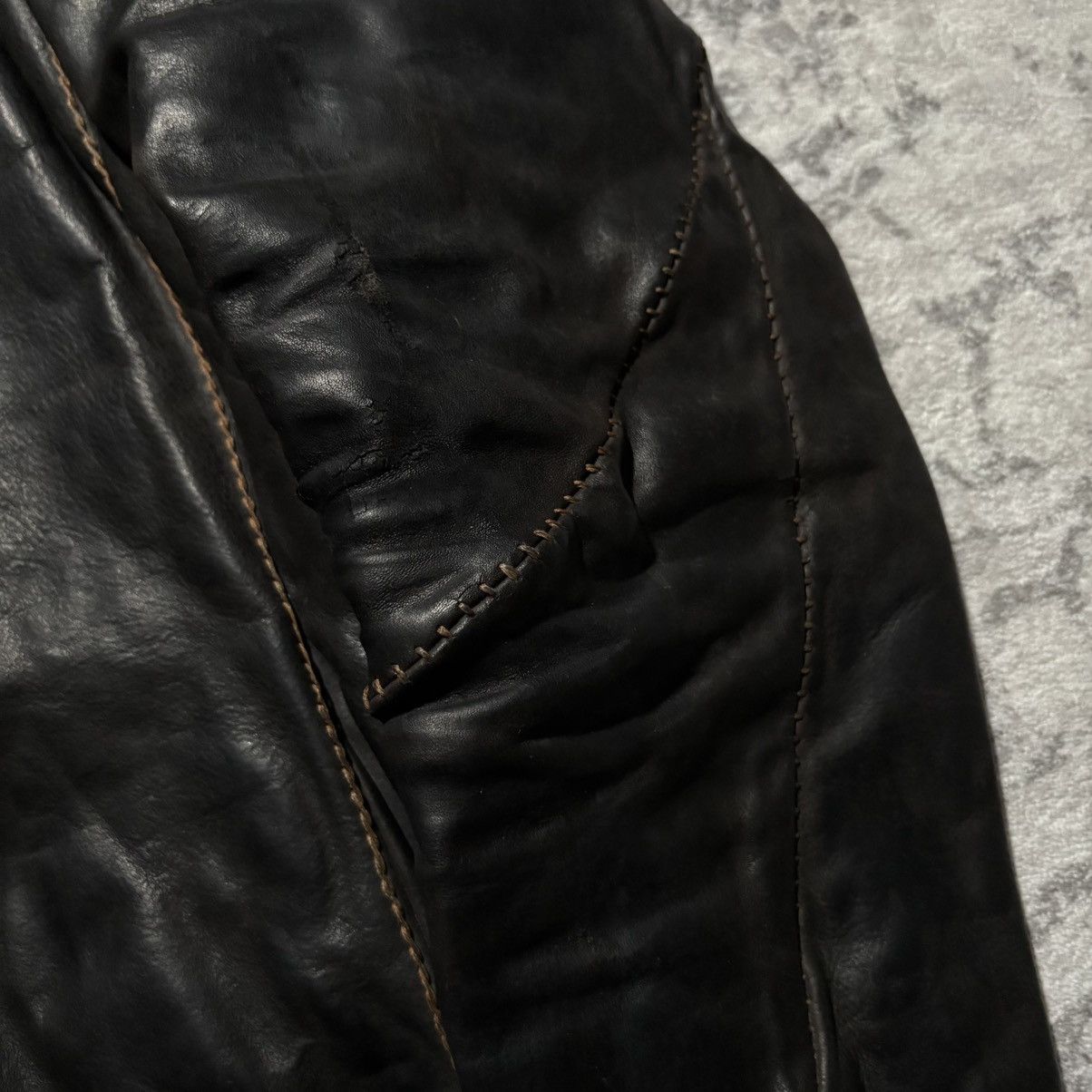 Incarnation Incarnation AW13 Scar Stitched High Neck Leather Jacket | M Size US M / EU 48-50 / 2 - 6 Thumbnail