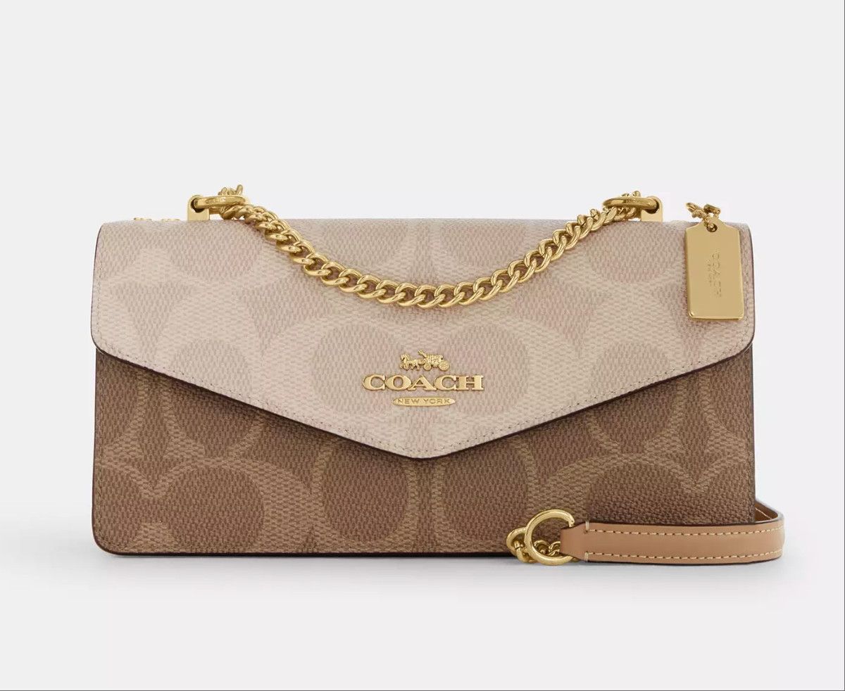 Coach Klare Envelope Crossbody Bag In Blocked Signature CBI99 Size ONE SIZE - 7 Thumbnail