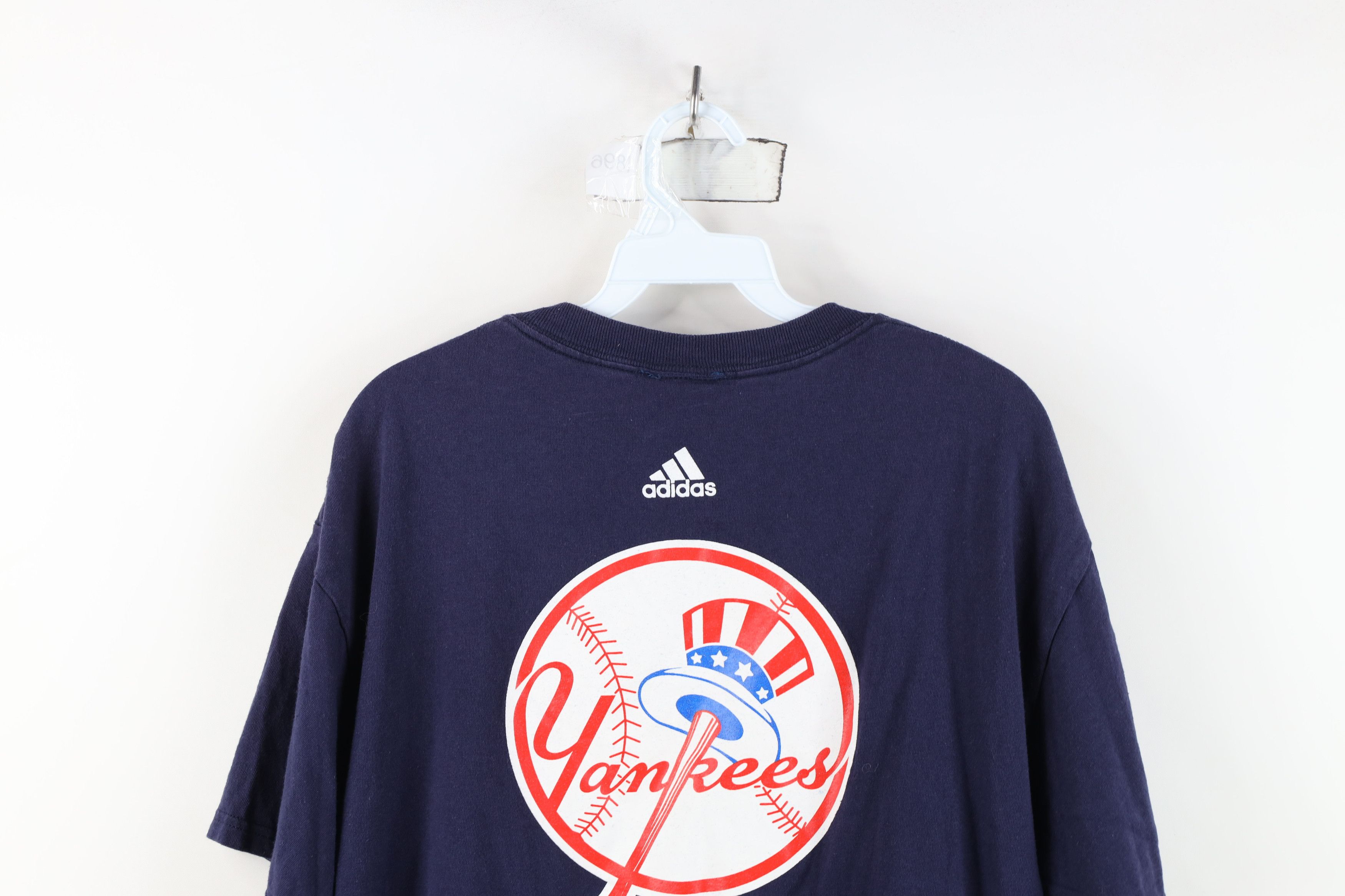 Adidas Vintage Y2K 2002 Adidas New York Yankees Baseball T-Shirt Size US L / EU 52-54 / 3 - 13 Thumbnail