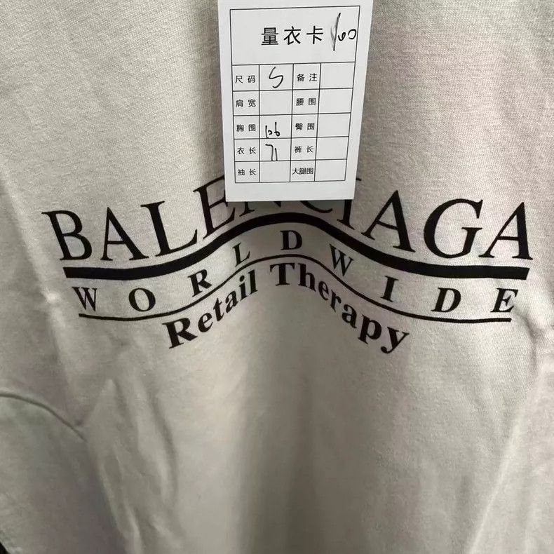Balenciaga Balenciaga Slogan logo short sleeve Size US S / EU 44-46 / 1 - 3 Thumbnail
