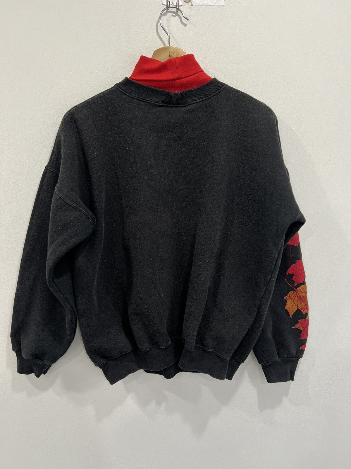 Vintage Vintage Autumn Leaves Fall Sweater sweatshirt nature Size US L / EU 52-54 / 3 - 2 Thumbnail
