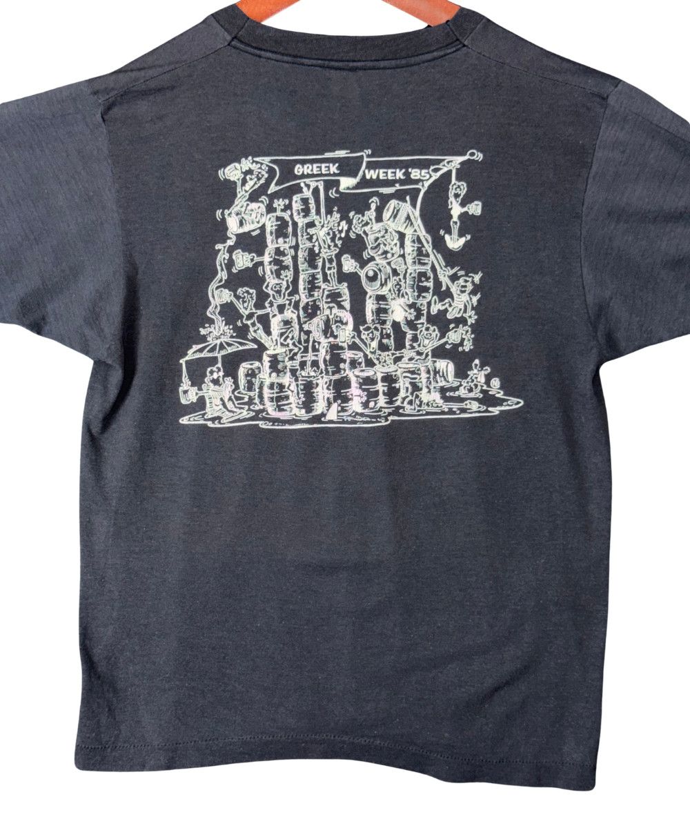 Vintage 1985 SUNY Albany Greek Week Tee Screen Stars Single Stitch Size US M / EU 48-50 / 2 - 8 Thumbnail