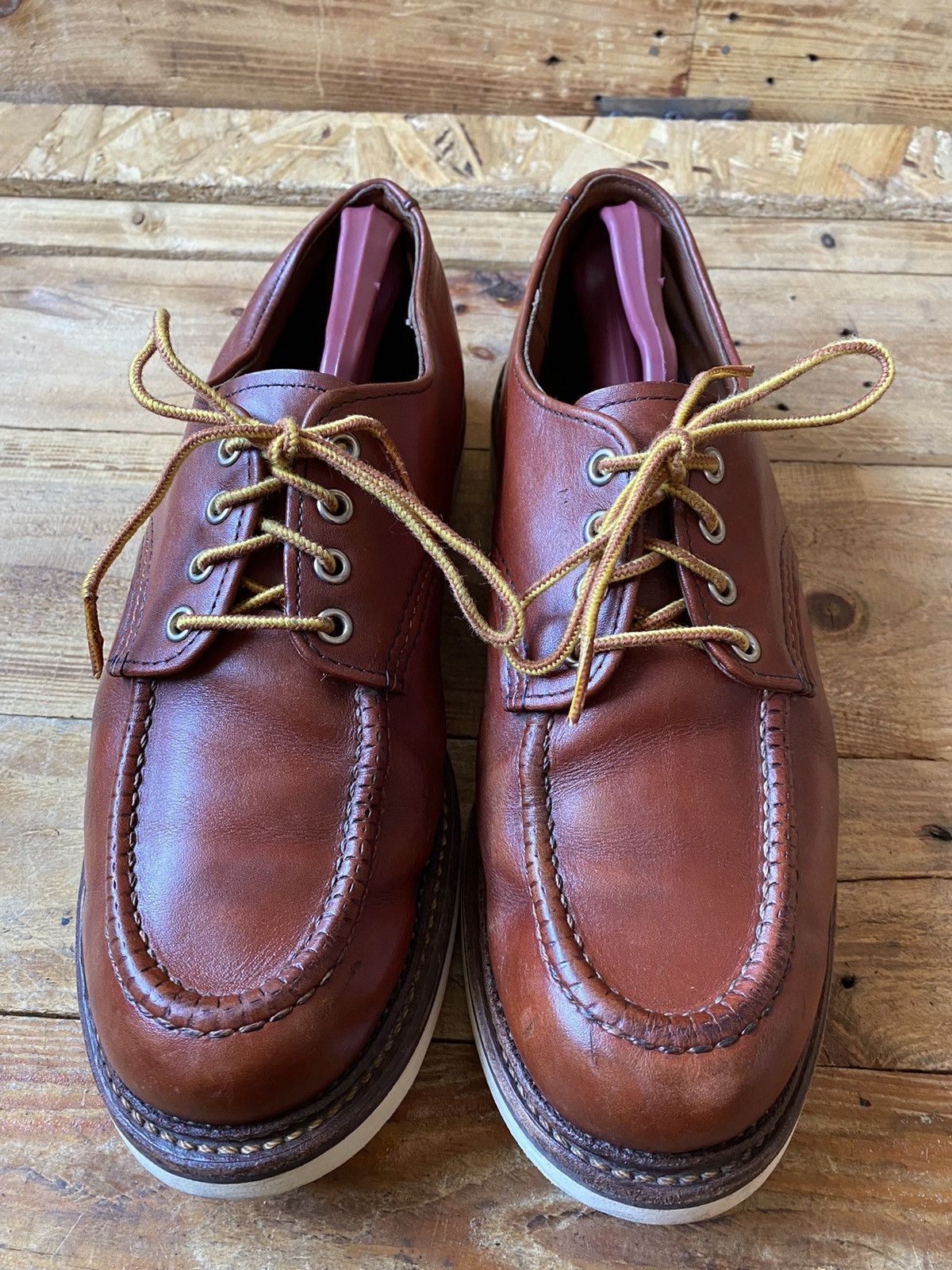Red Wing Redwing oxford brown casual leather shoes sz 9.5 Size US 9.5 / EU 42-43 - 1 Thumbnail