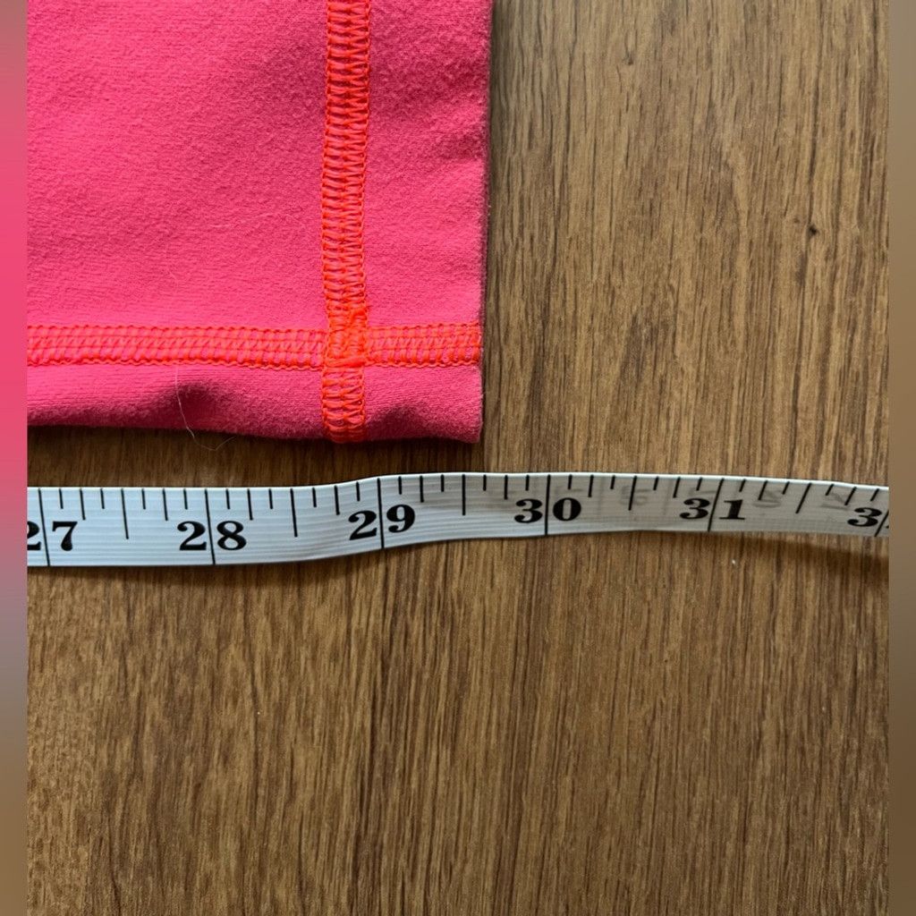 Lululemon 💖 Lululemon Neon Hot Pink Yoga Leggings – Size 2 💖 Size 26" / US 2 / IT 38 - 2 Thumbnail