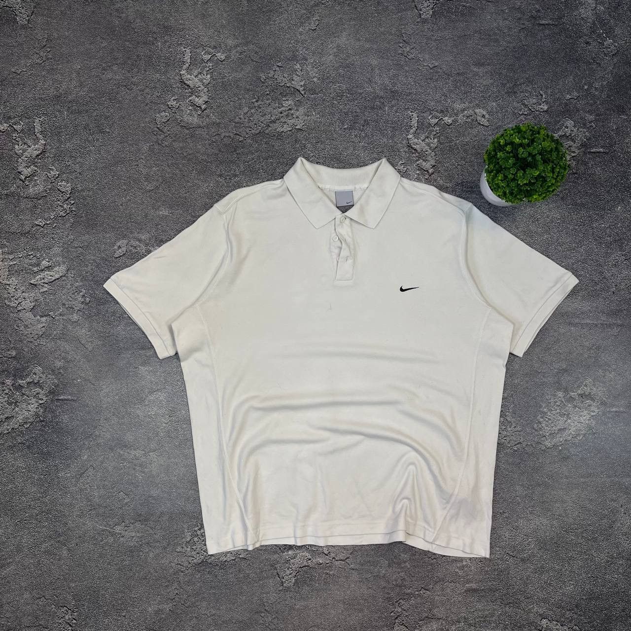 Nike Vintage 90s White Nike Mini Swoosh Heavy Cotton T-Shirt Men Size US XL / EU 56 / 4 - 1 Thumbnail