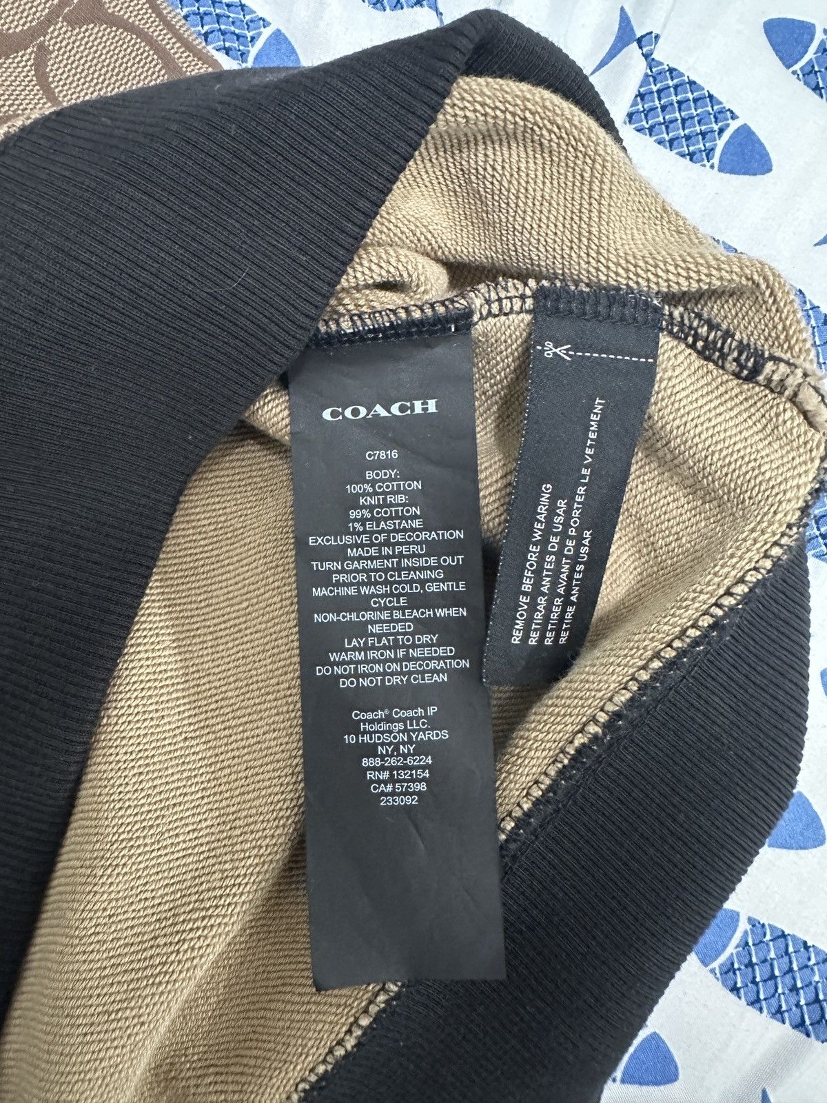 Coach Coach Black n Brown Sweatshirt Size US M / EU 48-50 / 2 - 4 Thumbnail