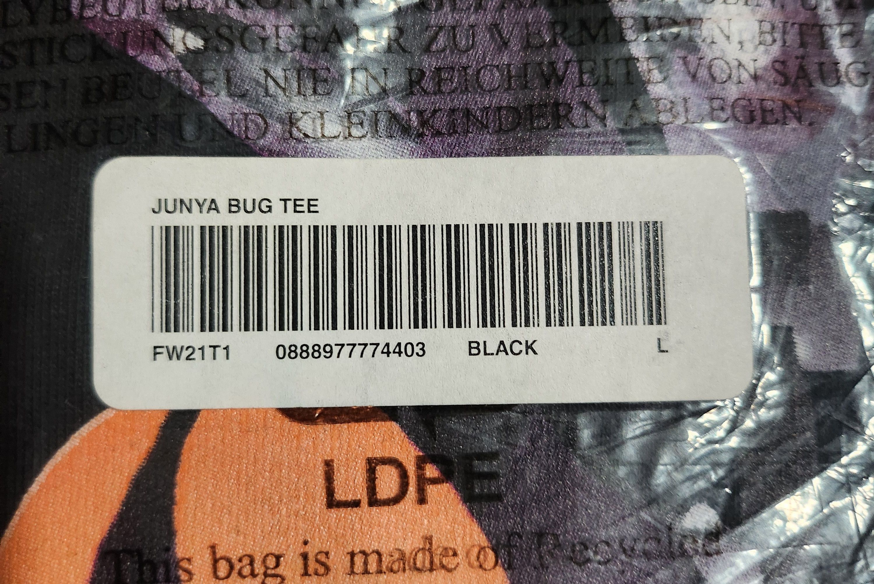 Junya Watanabe × Supreme Supreme x CdG Bug Sex Tee Size US L / EU 52-54 / 3 - 4 Thumbnail
