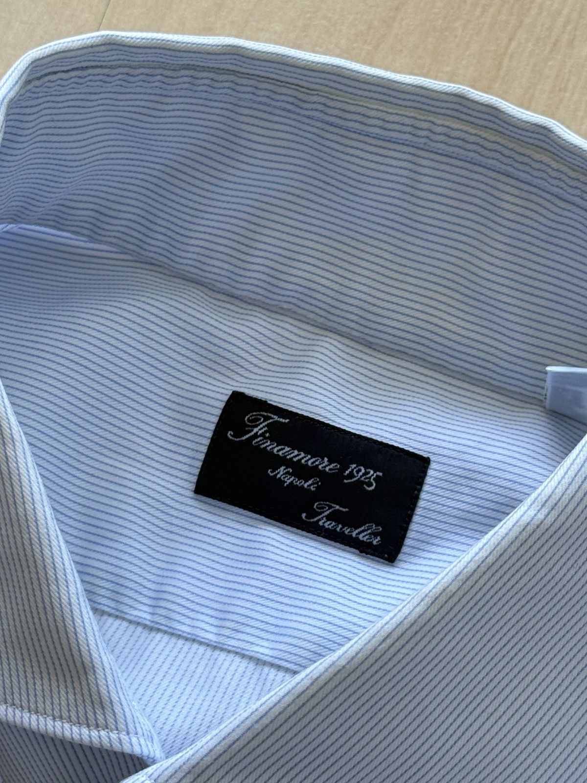 Finamore Finamore Napoli striped ls shirt Size US L / EU 52-54 / 3 - 3 Thumbnail
