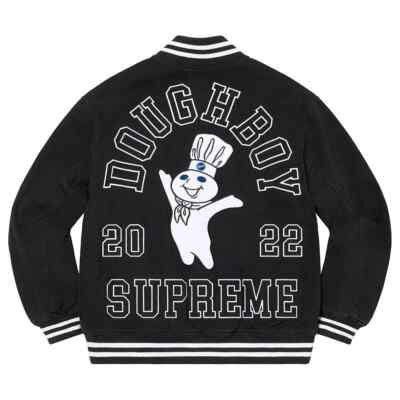 Mitchell & Ness × Supreme Supreme x Mitchell & Ness Doughboy Twill Varsity Jacket Size US S / EU 44-46 / 1 - 1 Thumbnail