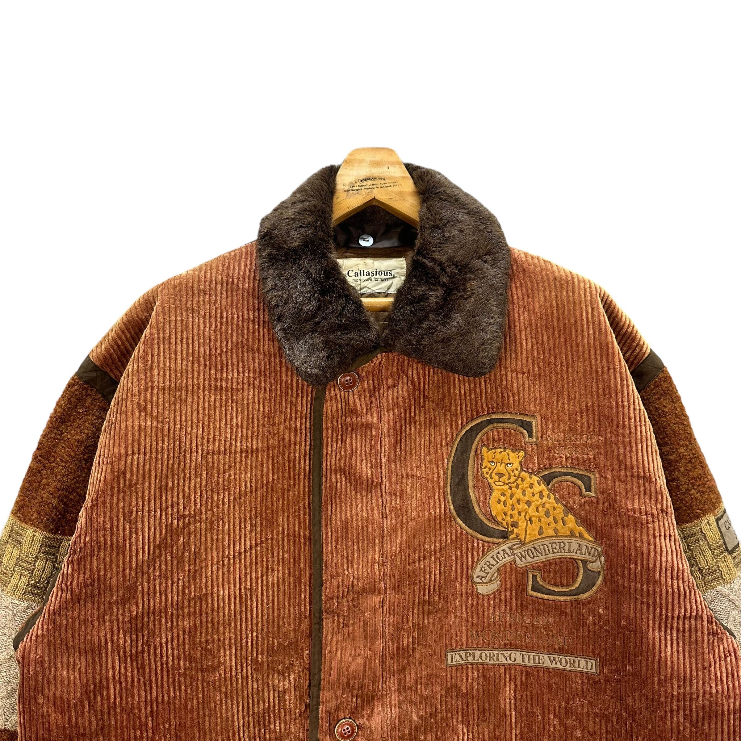 Vintage 90s CALLASIOUS SPORT EMBROIDERY LOGO HYBRID JACKET #8843-031 Size US XXL / EU 58 / 5 - 2 Thumbnail